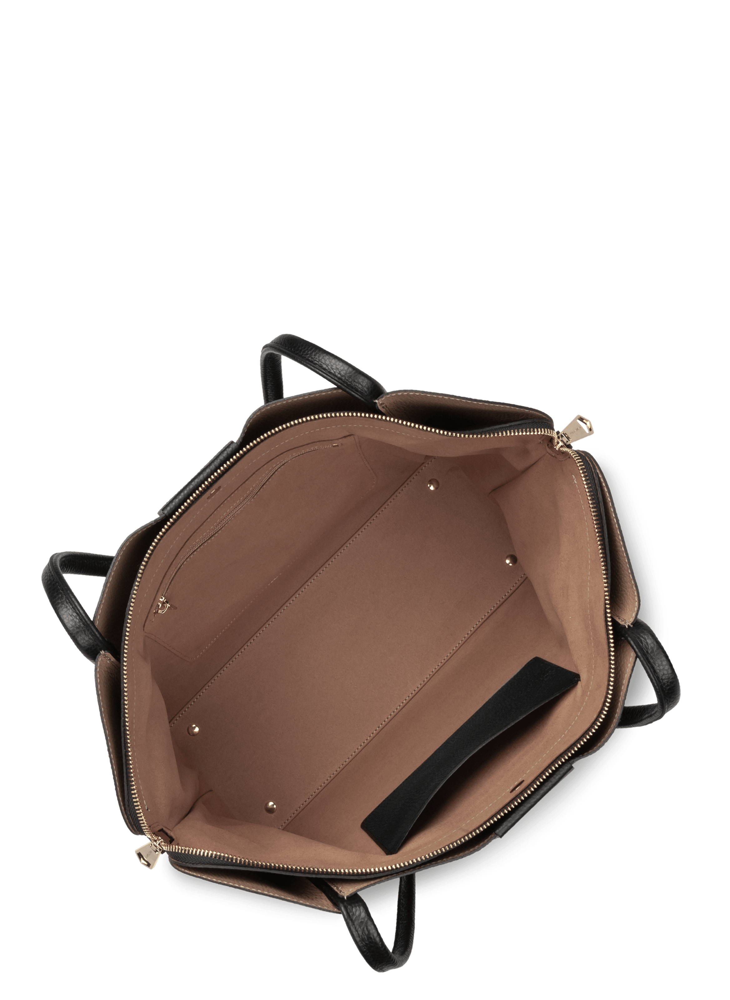 Très grand sac cabas épaule - ida double LANCASTER Noir