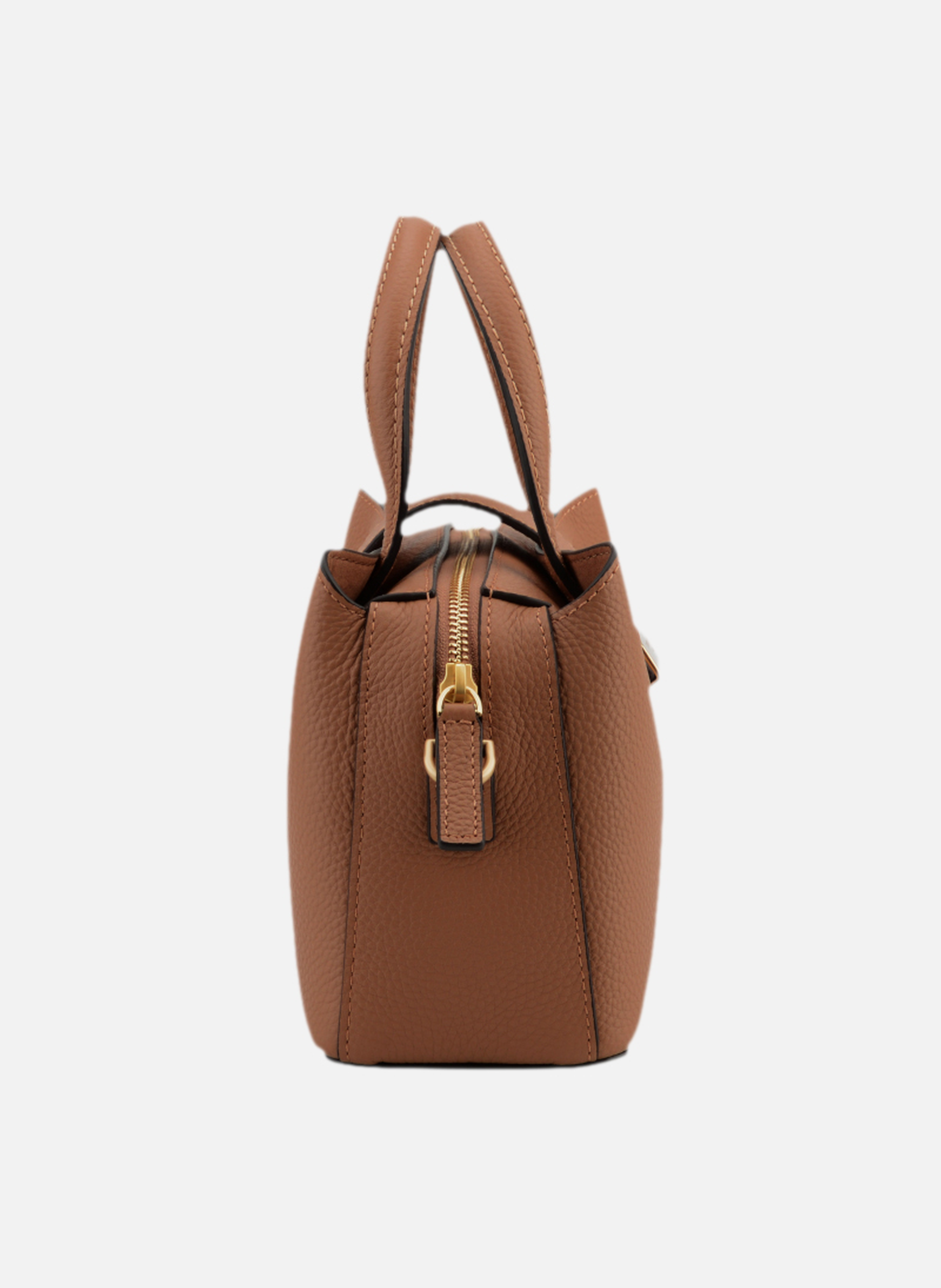 Cavalcade | sac porté épaule mm en cuir de vachette POURCHET Doré