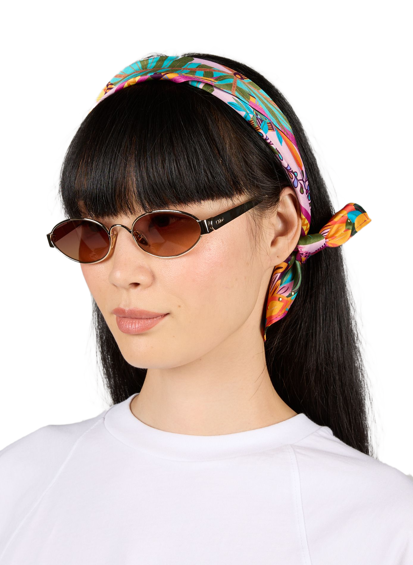Foulard imprimé Hawaï WILD Rose