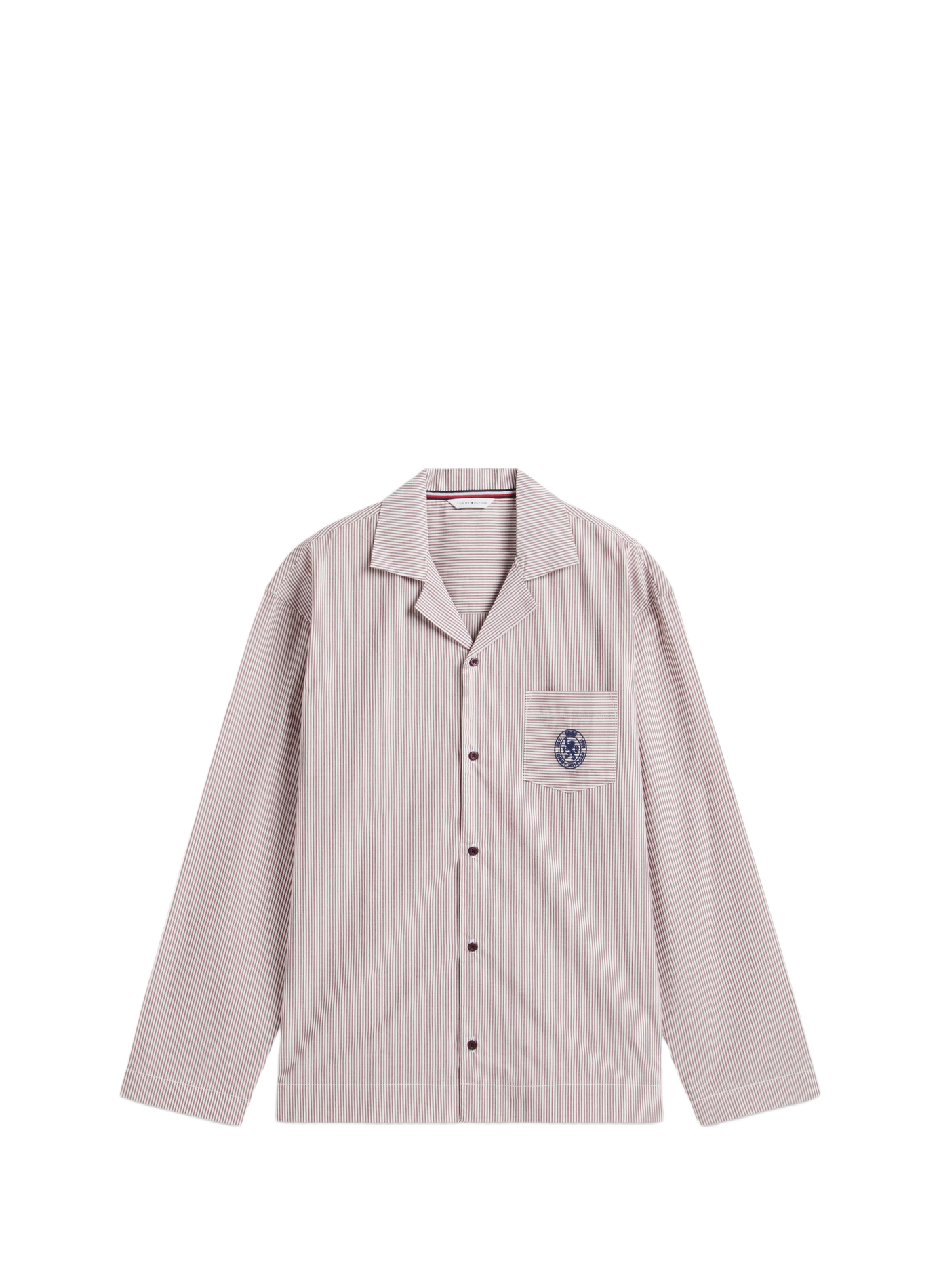 Ensemble de pyjama rayé en coton TOMMY HILFIGER Rouge