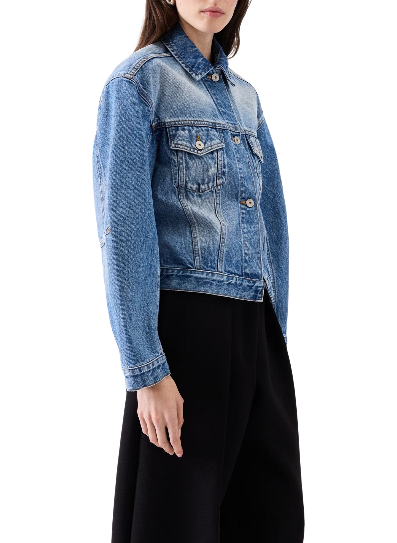 La veste de-Nîmes en coton JACQUEMUS Blue