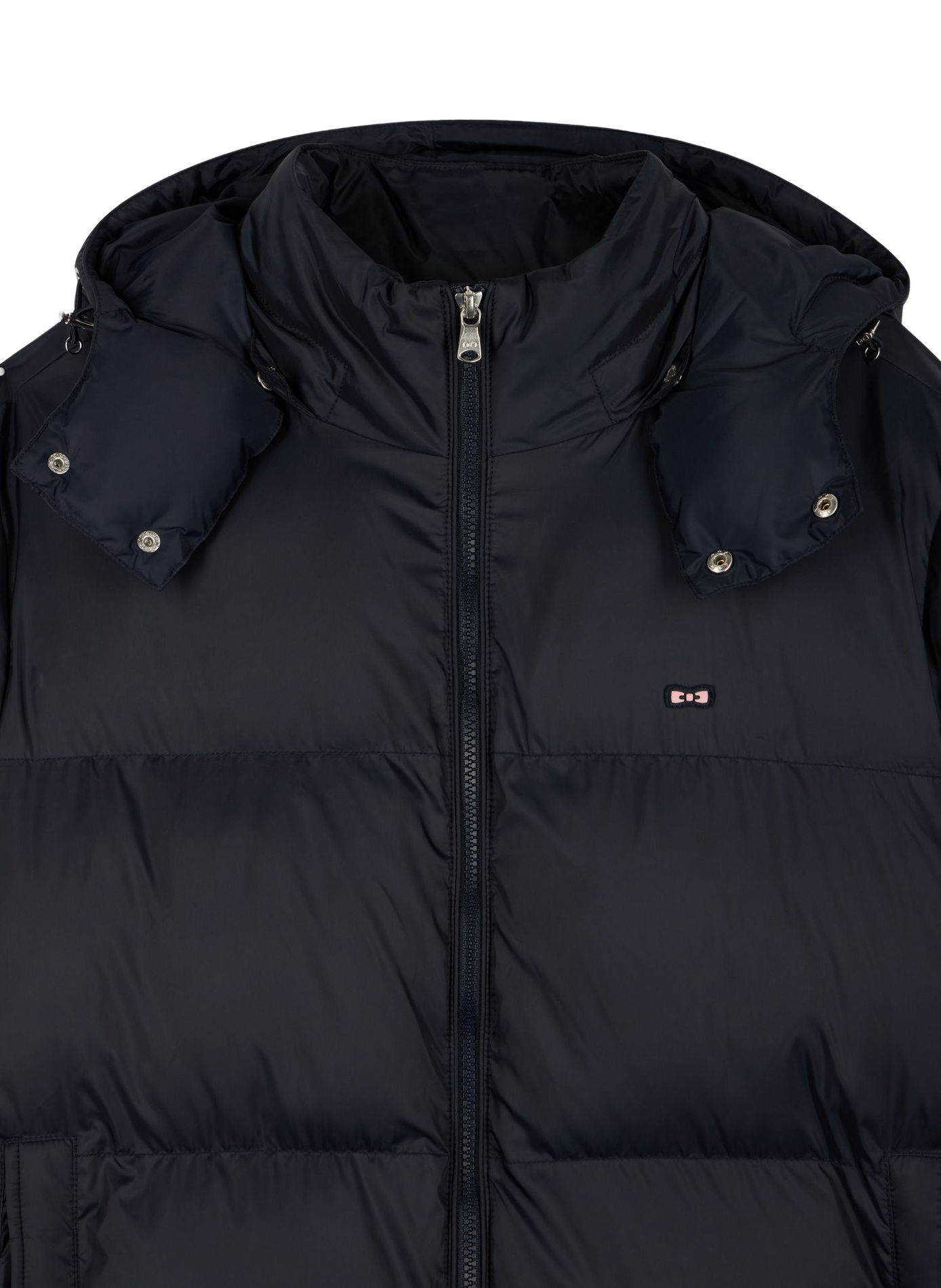 Straight down jacket with removable hood EDEN PARK Blue