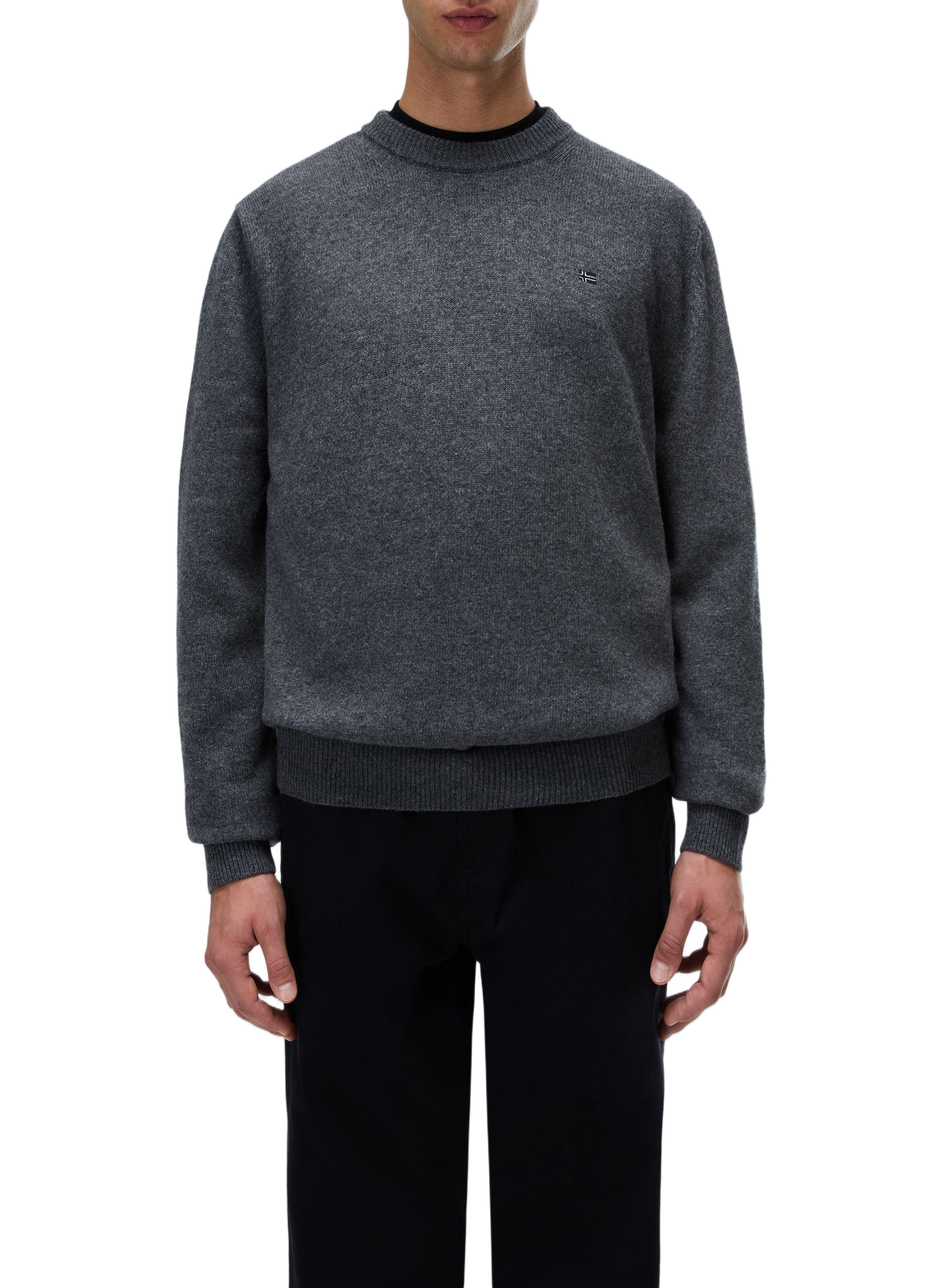 Mixed Wool Sweatshirt NAPAPIJRI Grey
