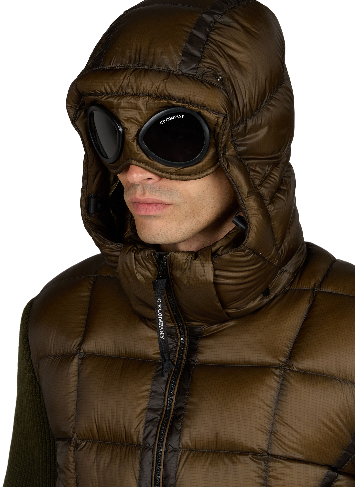 Steppjacke aus Wolle CP COMPANY Khaki