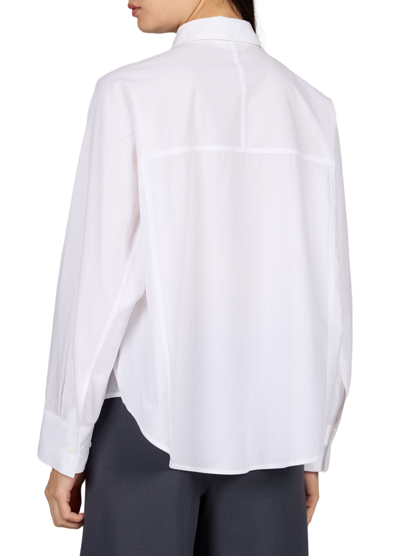 Oversize-Hemd Susana Selmina aus Baumwollmischung MSCH Weiss
