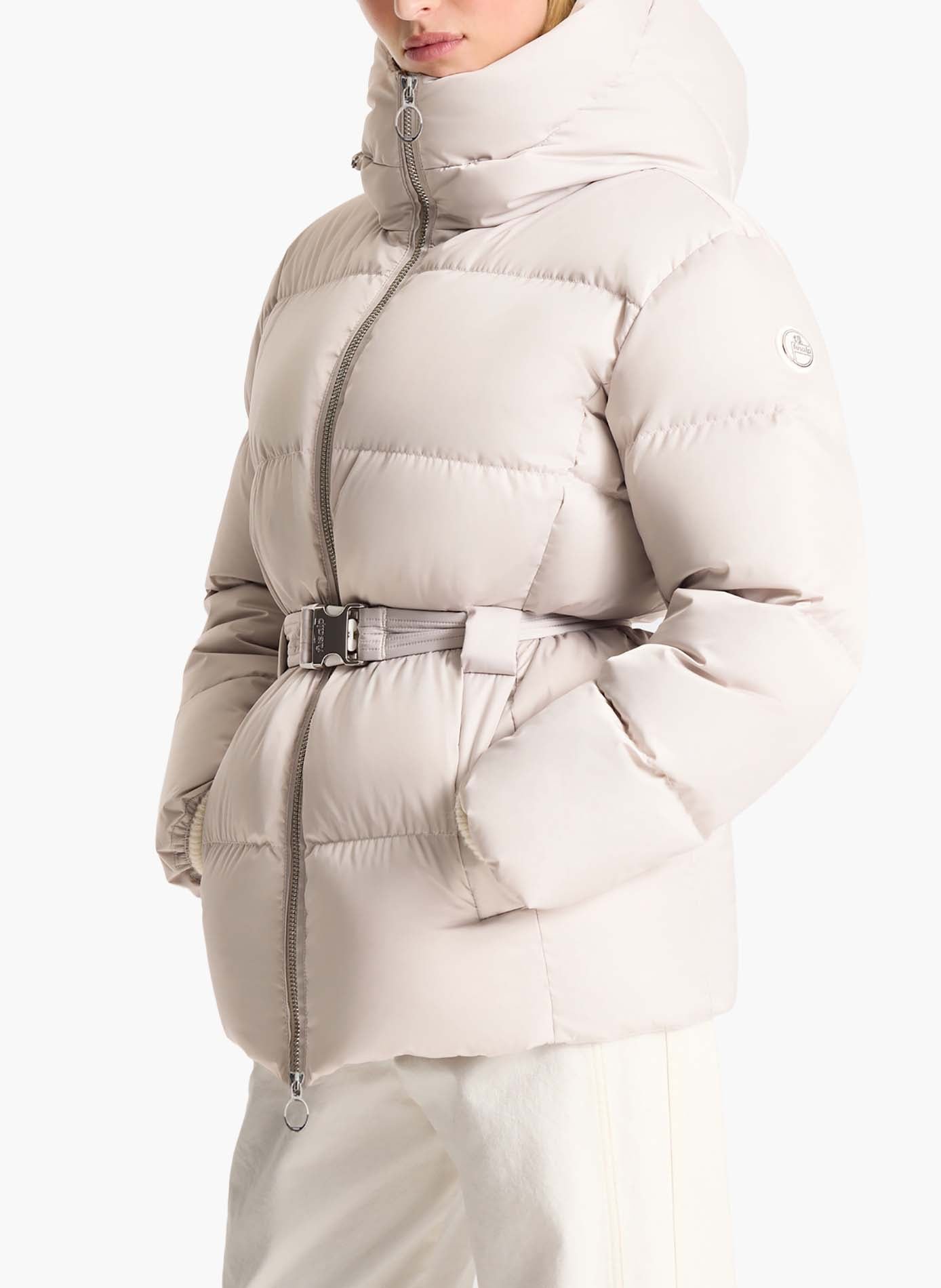 Doudoune melisan col capuche coupe oversize FUSALP Blanc