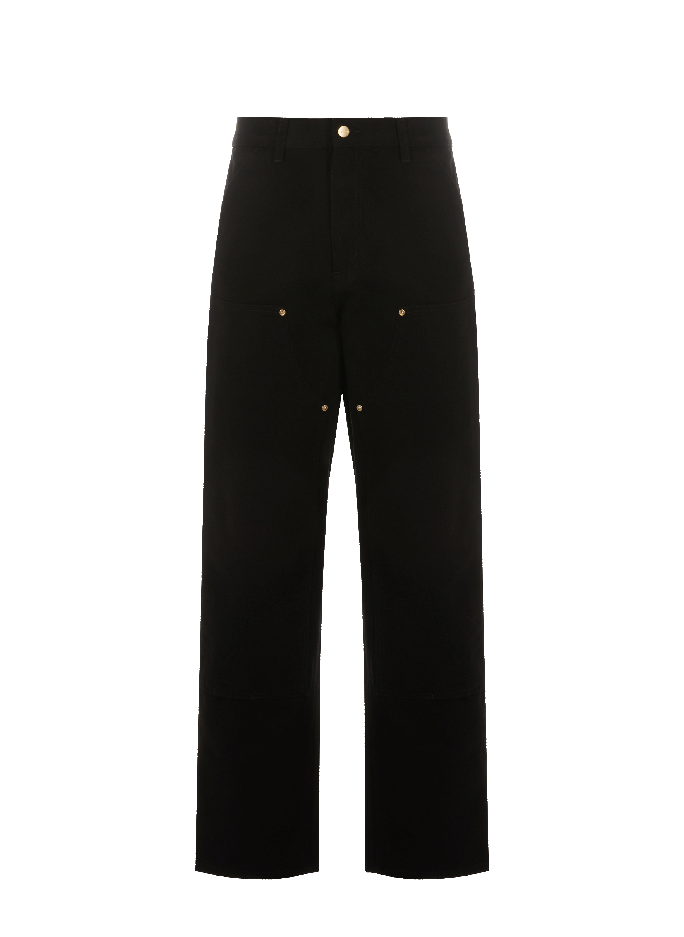 CARHARTT WIP Wide-leg cotton trousers Black