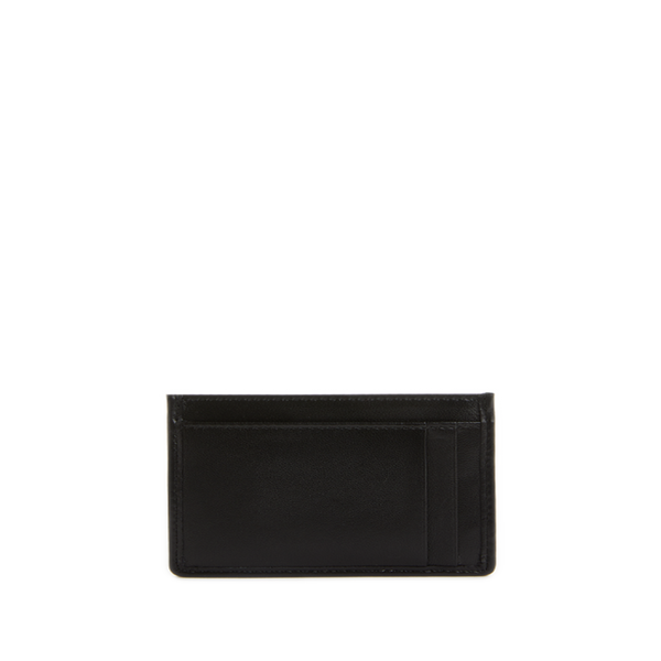 Miu Miu Leather Card Holder In Black