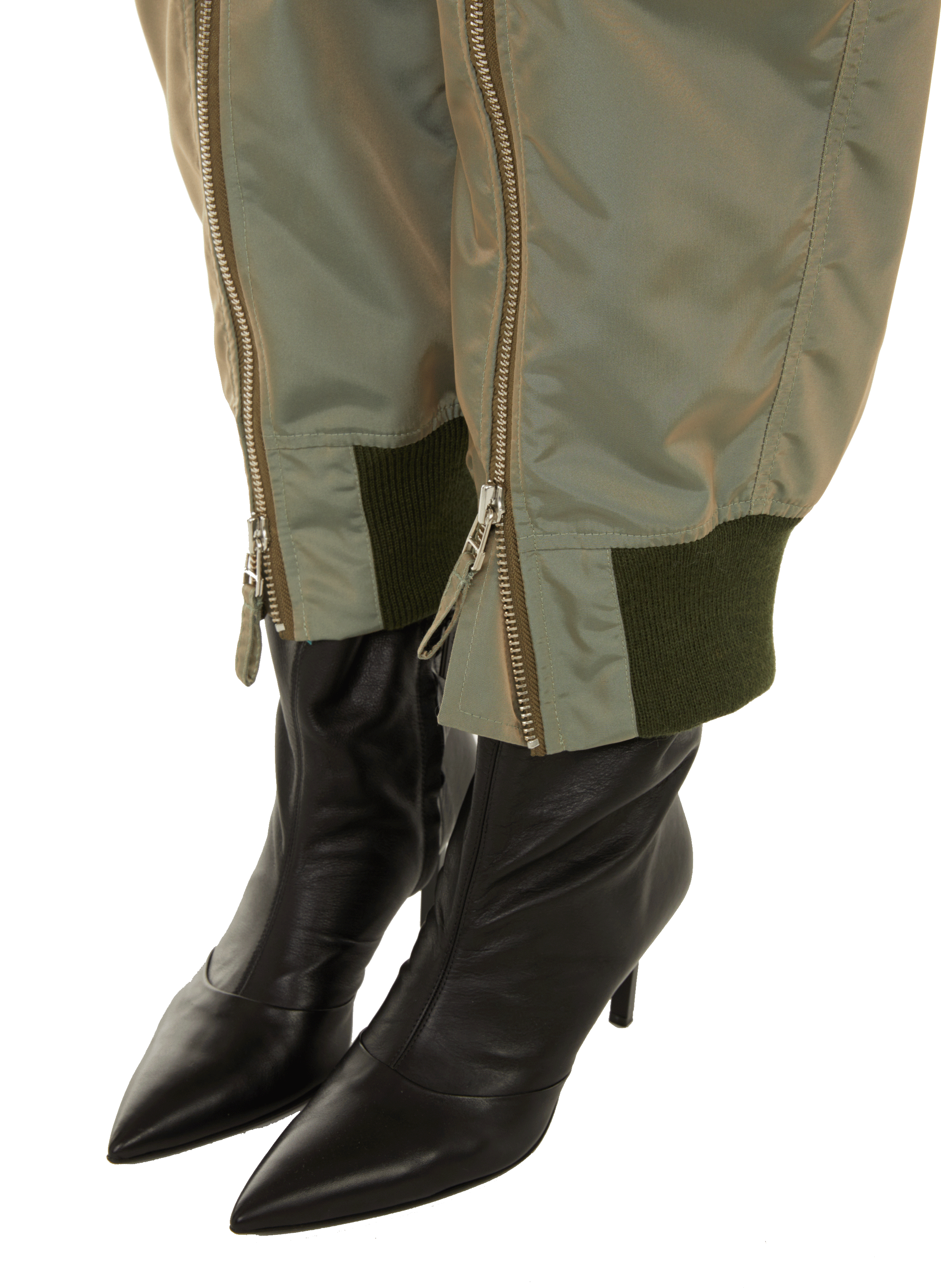 Pantalon satiné VAQUERA Vert