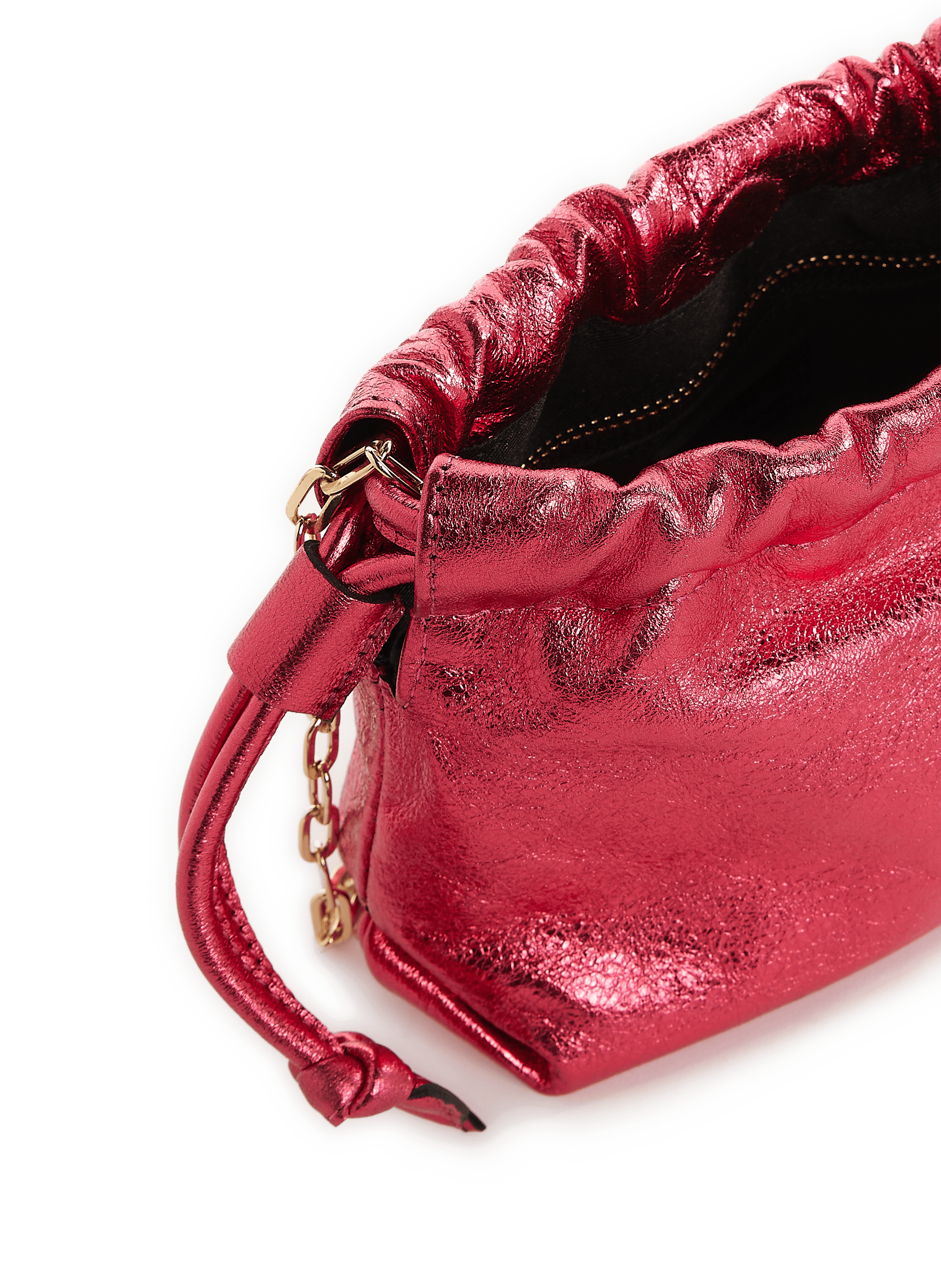 Sac bourse Bombay en cuir  SAISON 1865 Rose