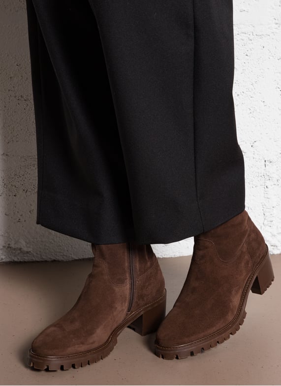 Bottines En Cuir Velours N79 Rivecour Femme Printemps