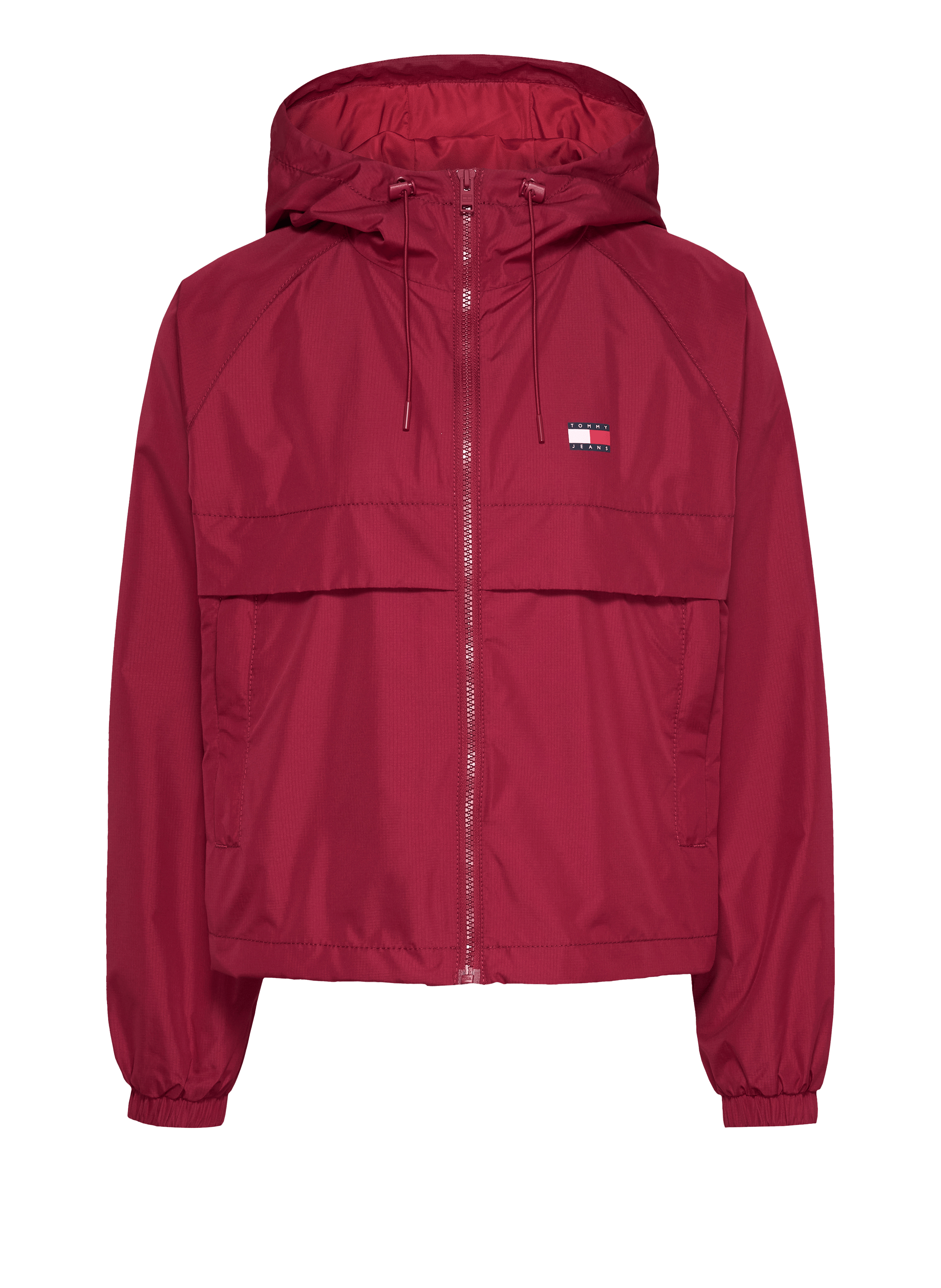 Coupe-vent à capuche  TOMMY HILFIGER Rouge