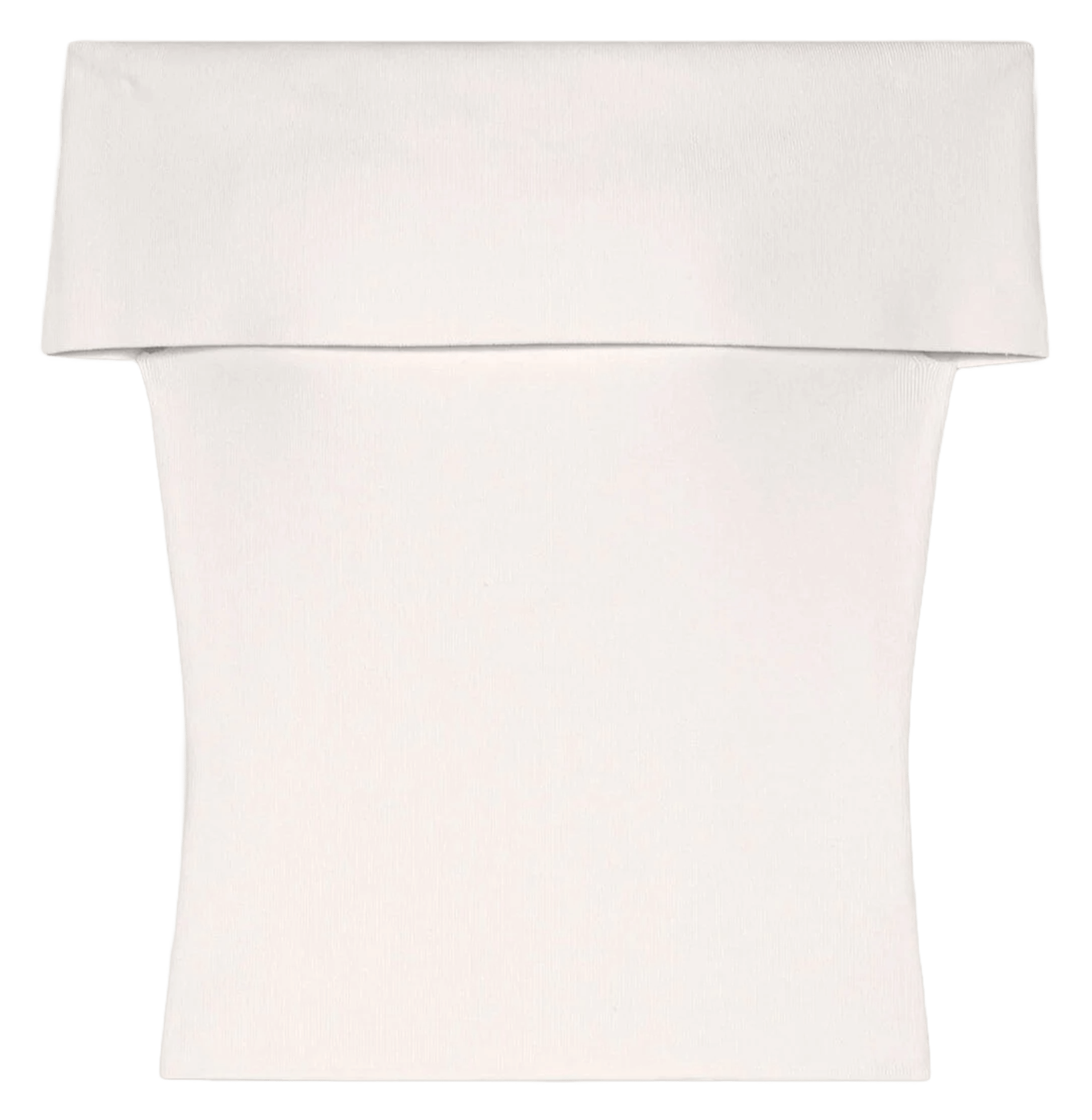 Top col bardot MAJE Blanc