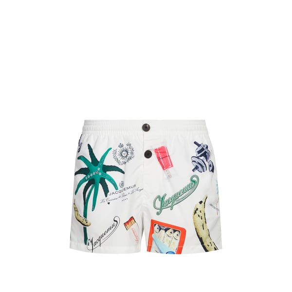 Jacquemus Puntini Swimsuit In White