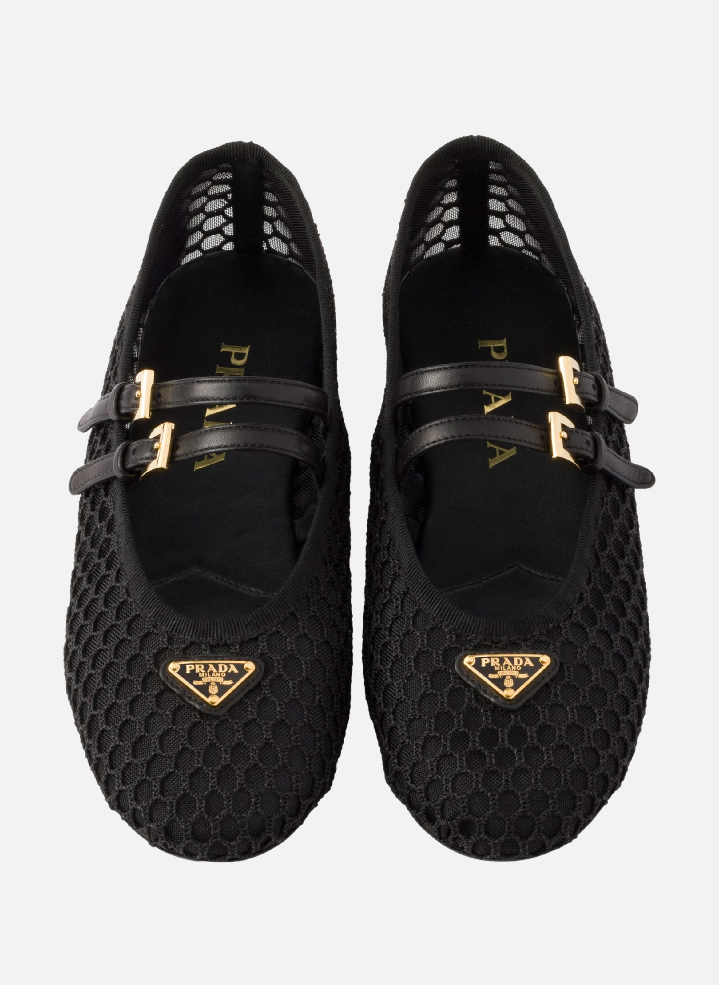 Ballerines en mesh PRADA Noir