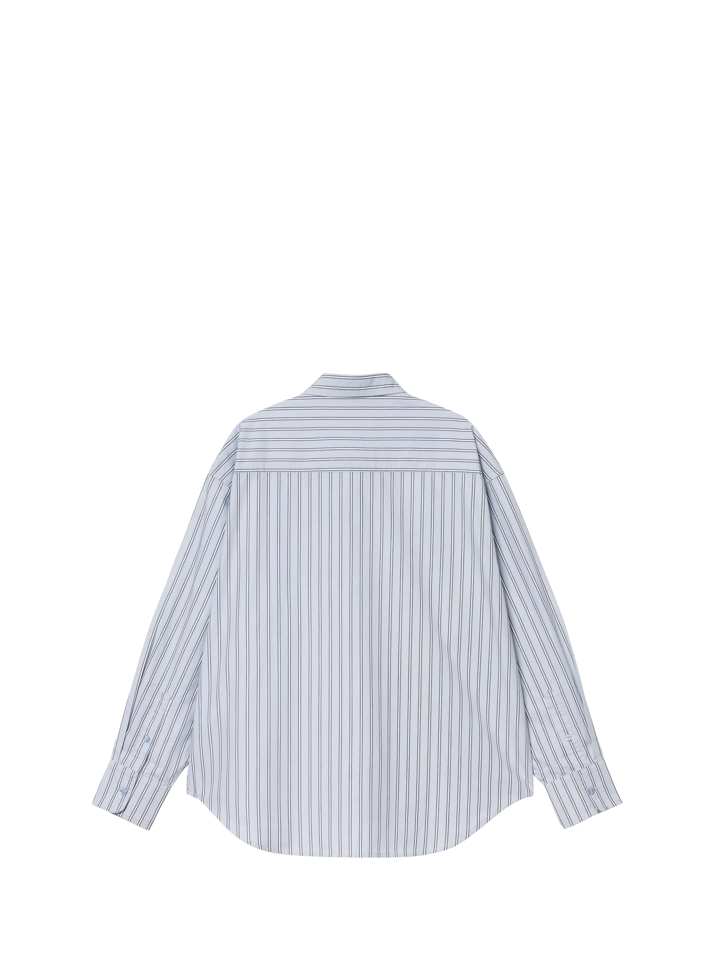 Chemise à rayures L/S Grimsby   CARHARTT WIP Bleu