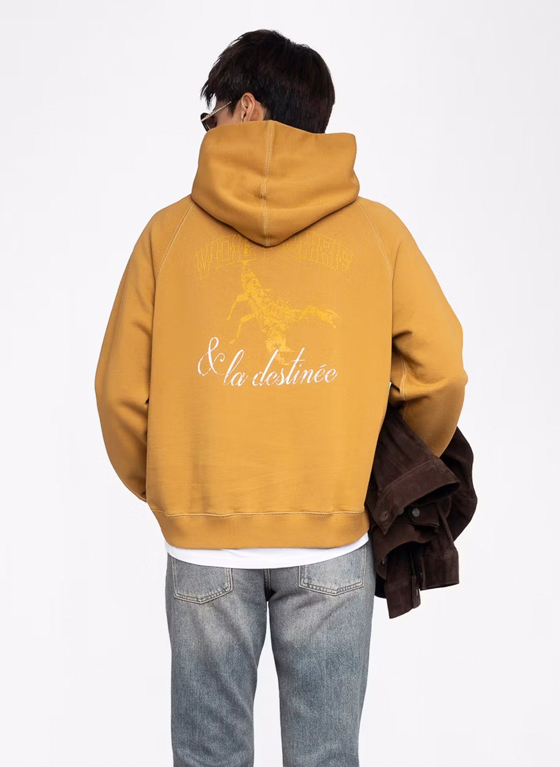 Sweat col rond en coton georgio ZADIG&VOLTAIRE Beige