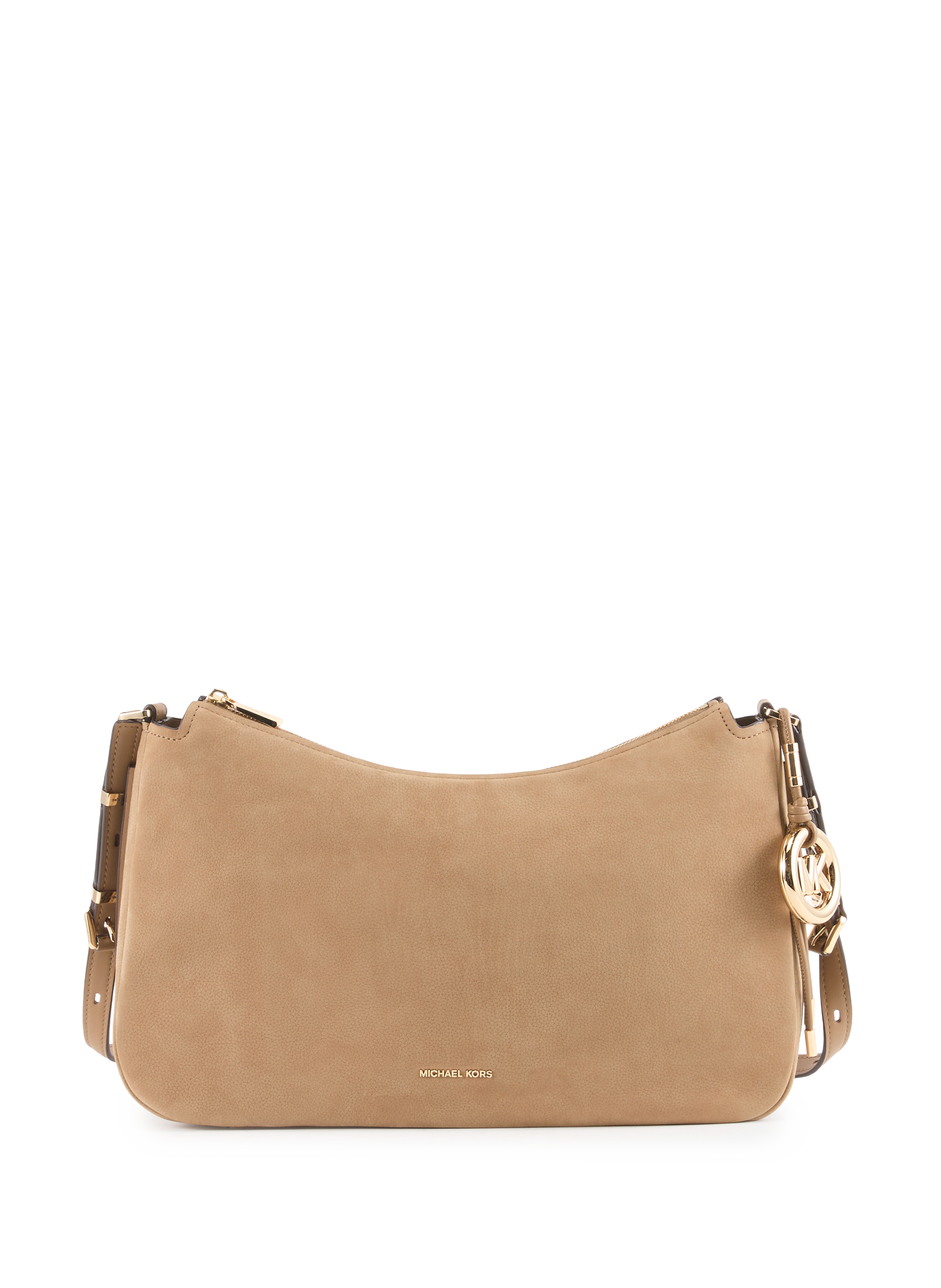 MICHAEL KORS Sac porté épaule convertible Nolita en cuir nubuck Marron