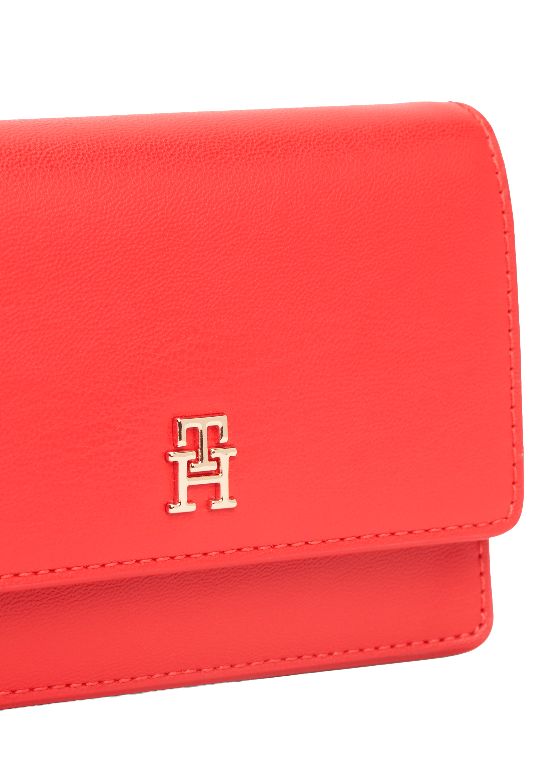 Portefeuille avec chaînette effet cuir TOMMY HILFIGER Rouge