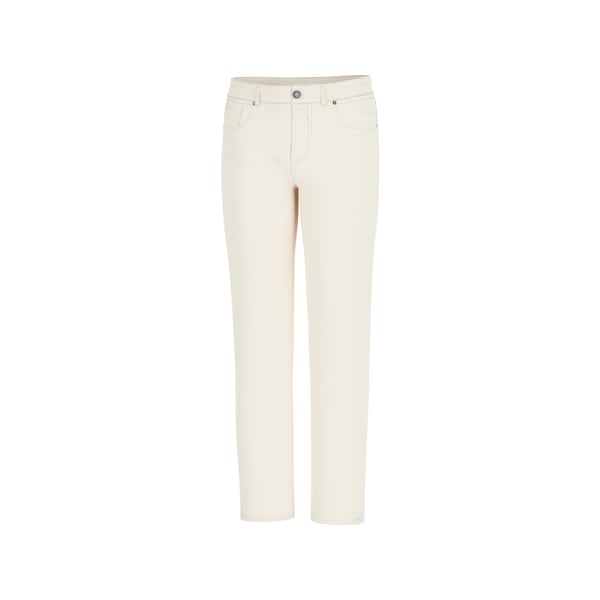 Pantalon coupe droite en coton mélangé