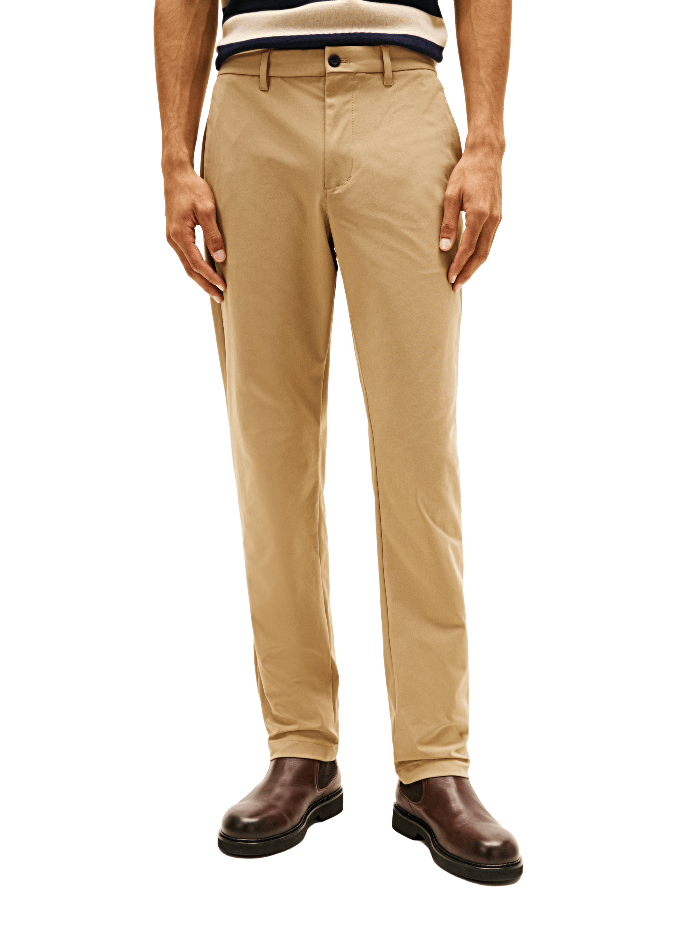 Pantalon coupe ajustée TOMMY HILFIGER Beige