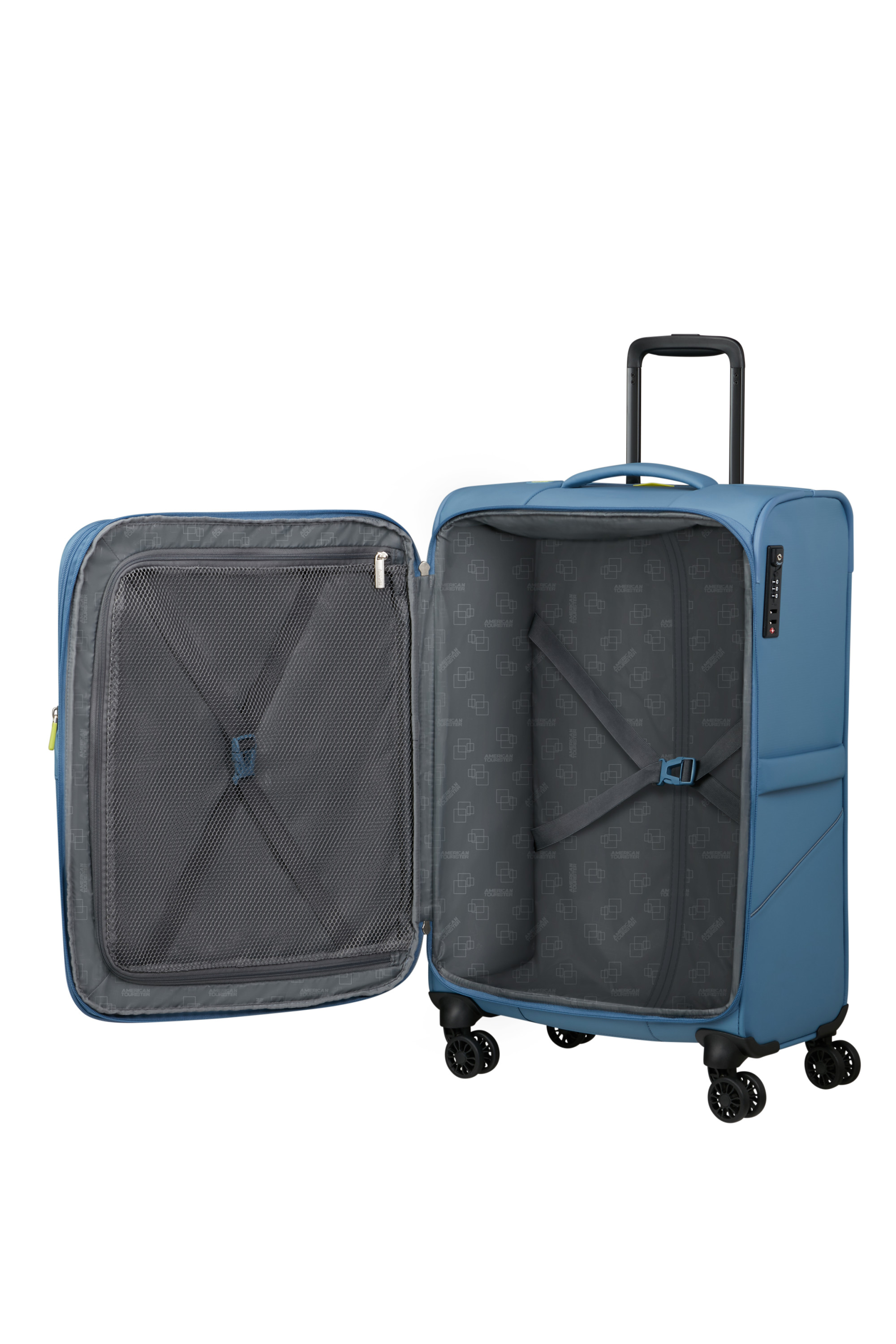 Summerride valise 4 roues taille m AMERICAN TOURISTER Bleu
