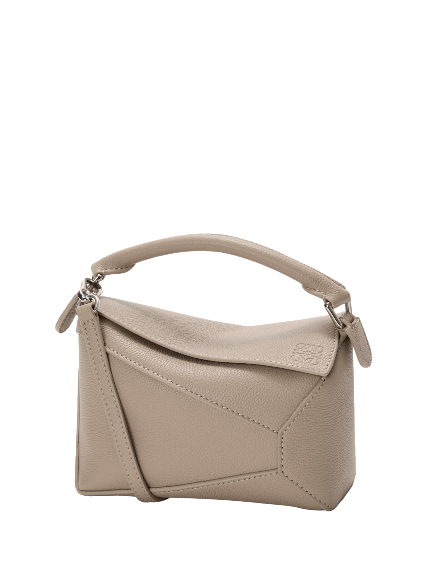 Mini Puzzle Edge bag in soft grained calf leather LOEWE Beige