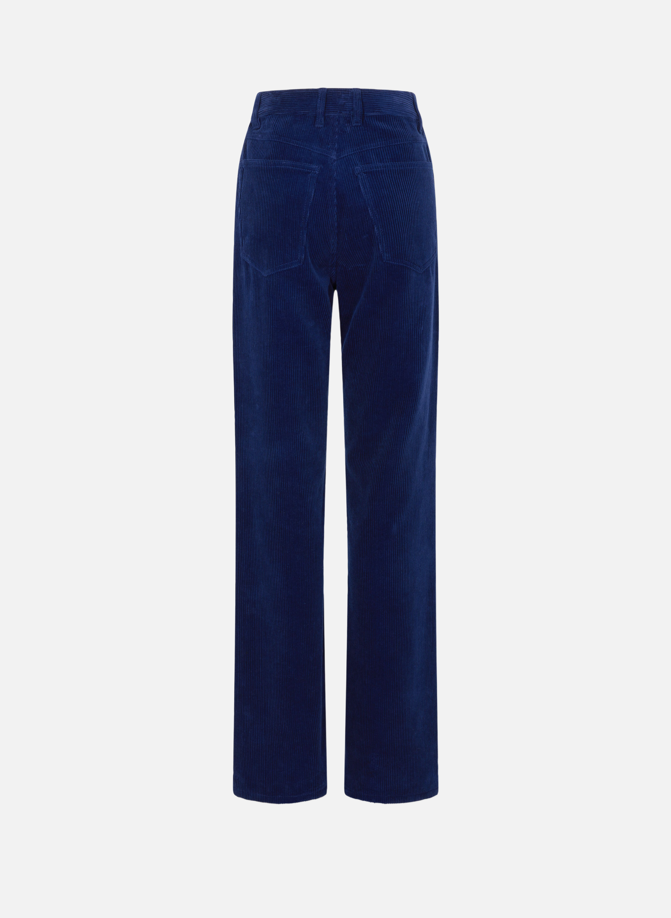 Pantalon baggy en velours RABANNE Bleu