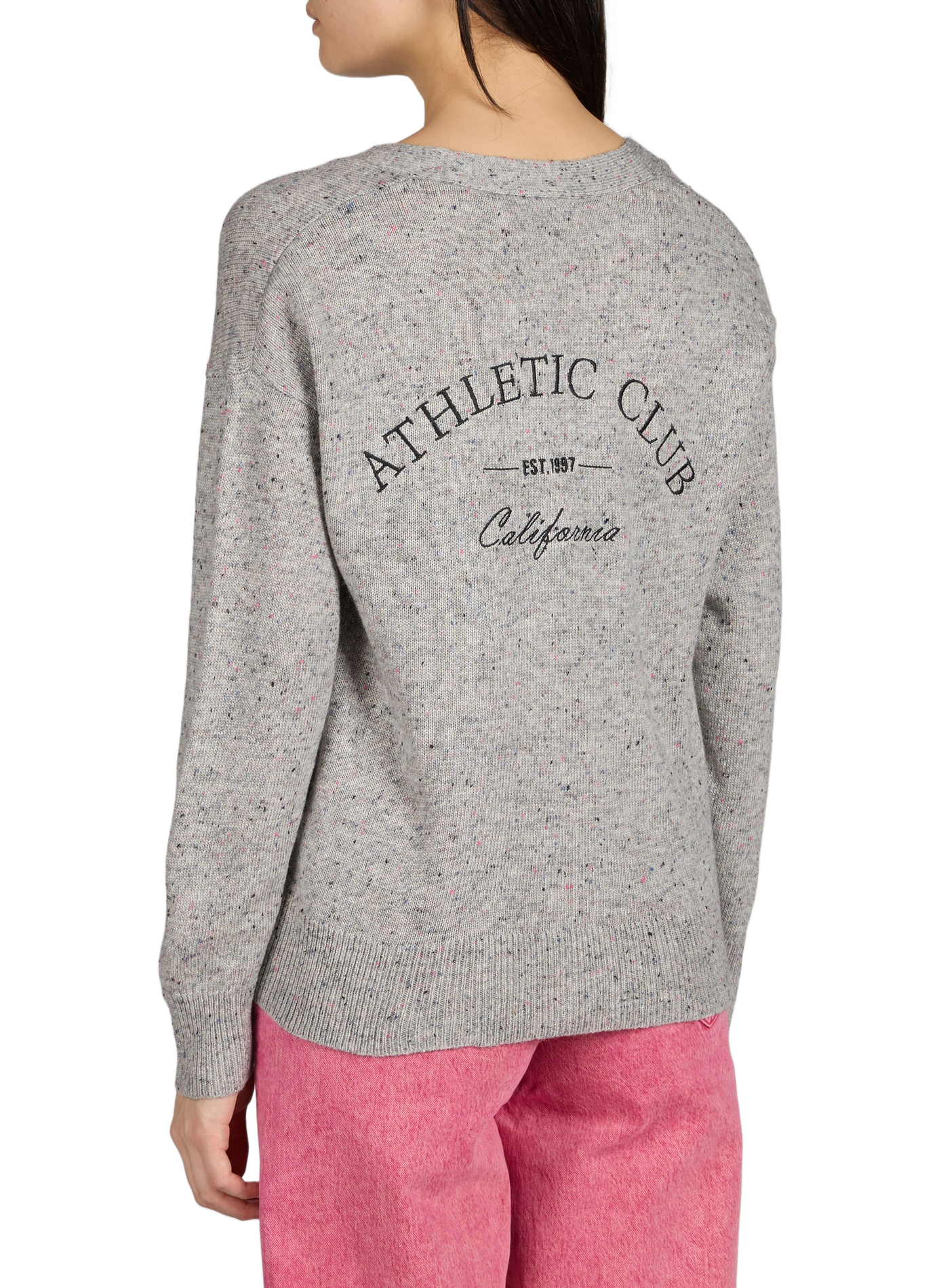 Cardigan en laine mélangée VILA Gris