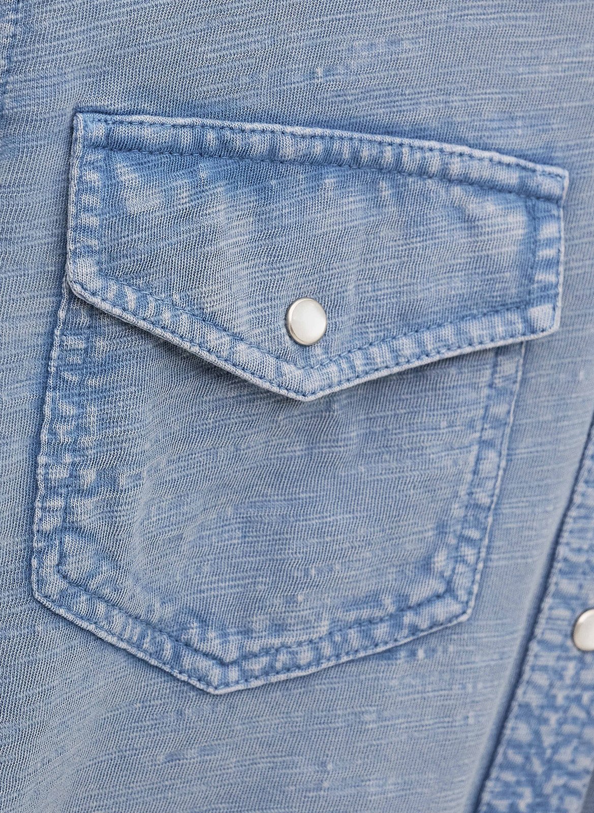 Chemise en denim col classique icare BA&SH Bleu