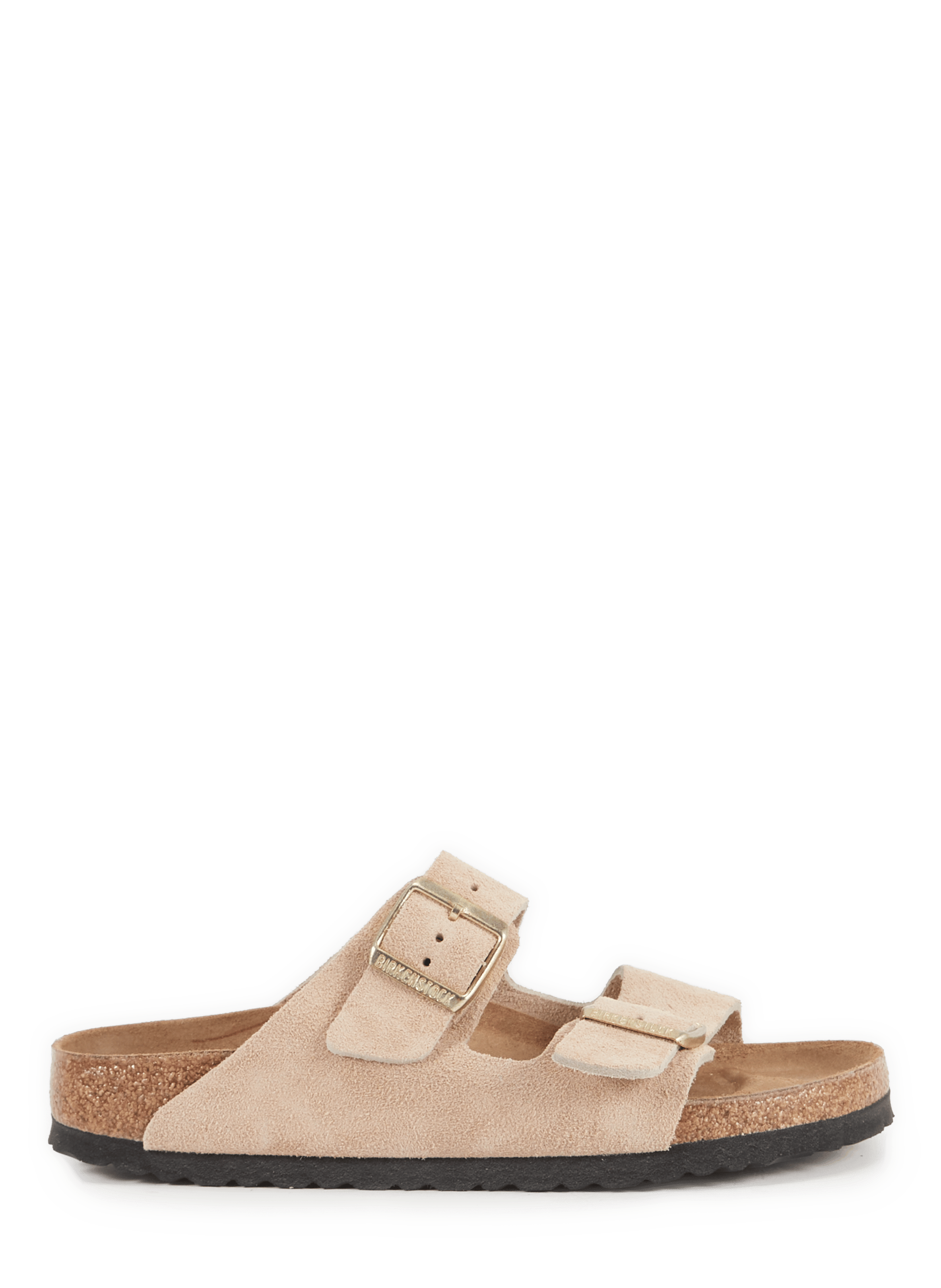 Arizona suede leather sandals BIRKENSTOCK Beige