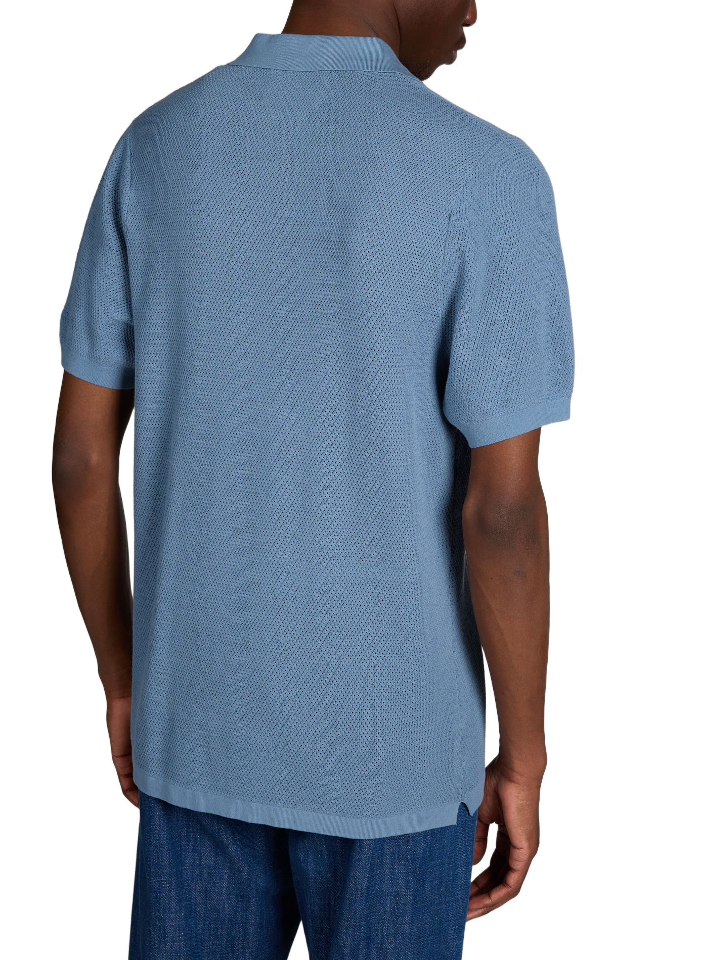 Sloan Mesh Buttonless Cardigan MC2 SAINT BARTH Blue