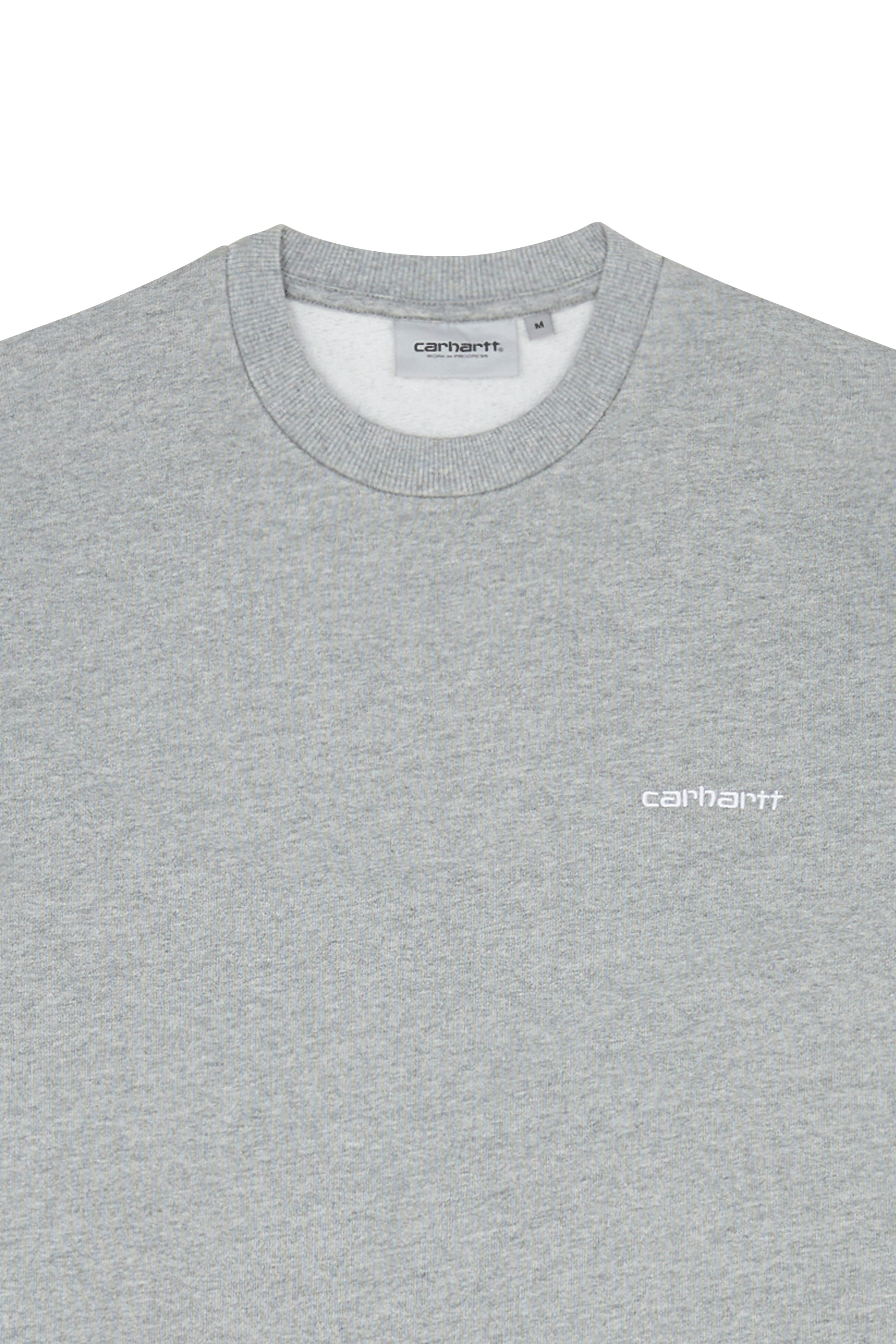 Sweatshirt script embroidery sweat CARHARTT WIP Gris