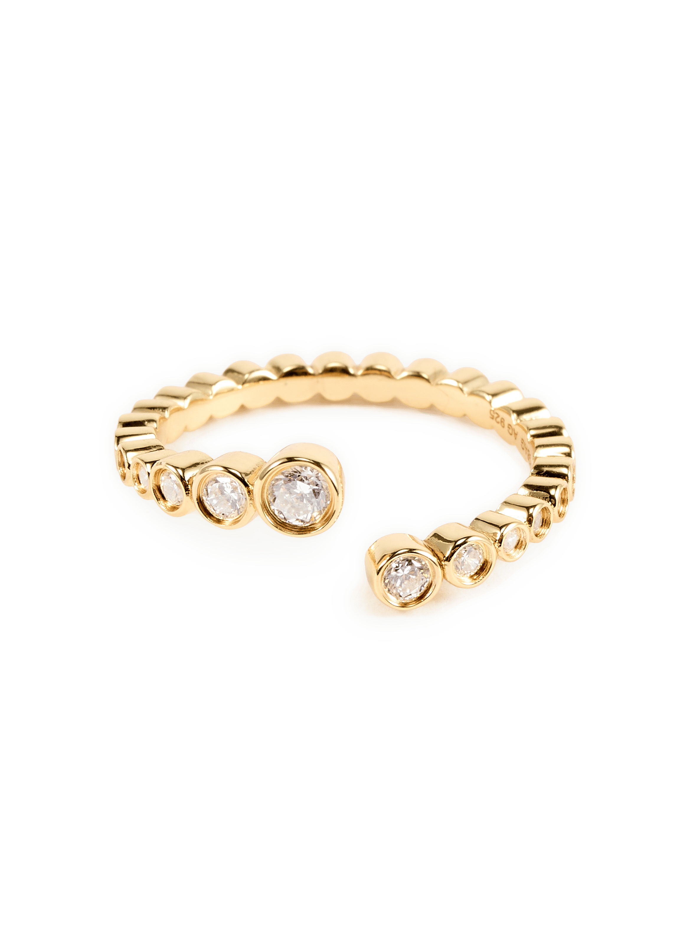 Bague ouverte Orit RAGBAG Doré