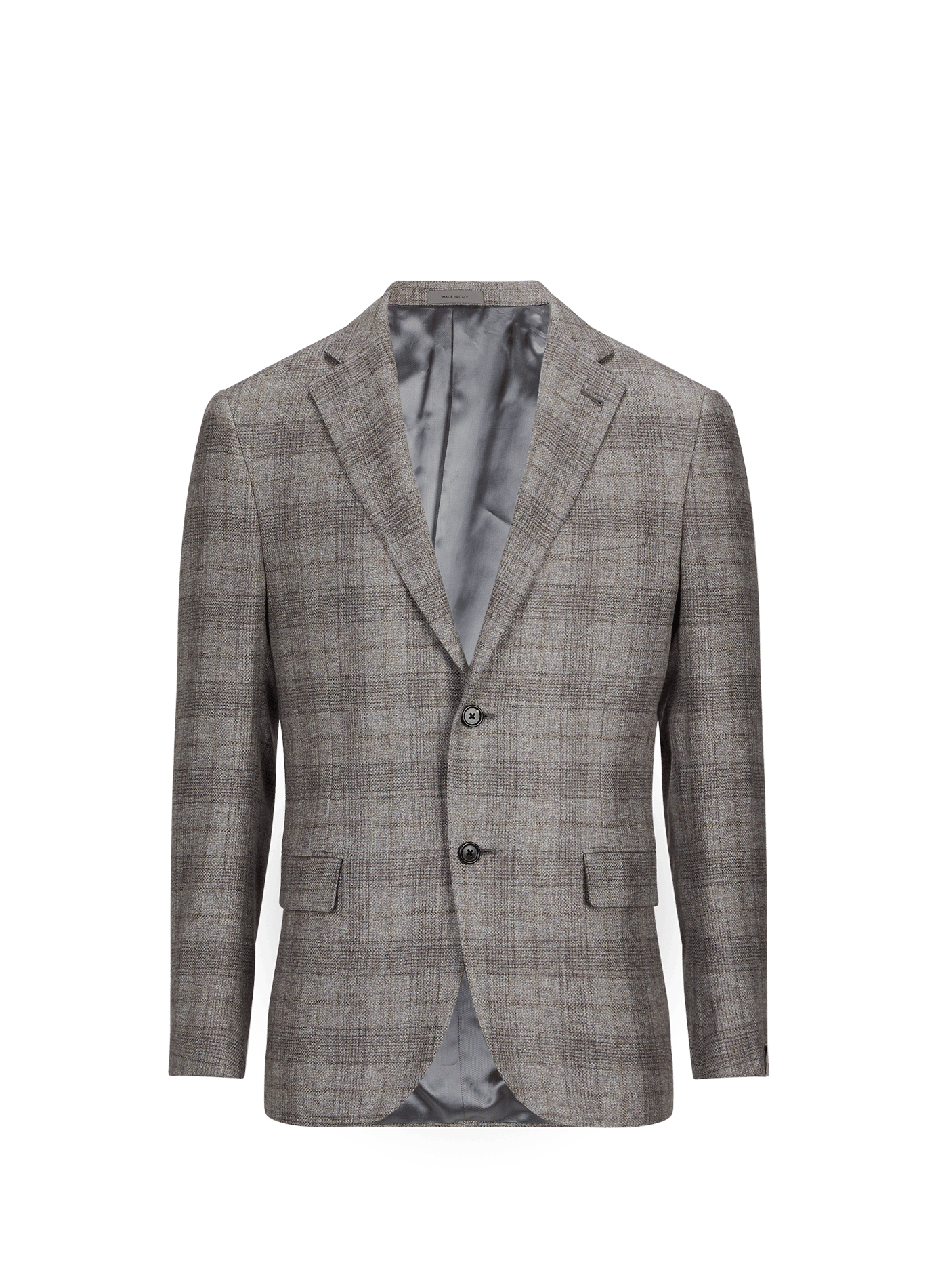 Straight wool blend blazer CORNELIANI Grey