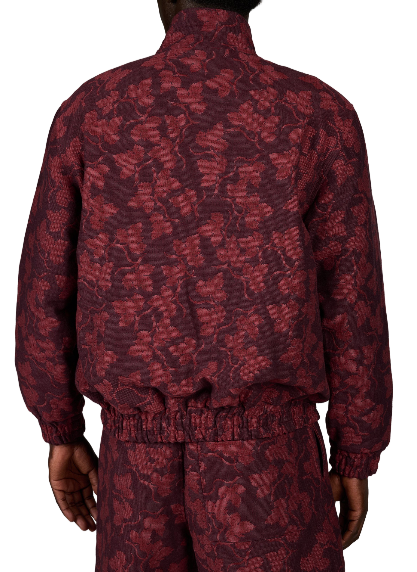 Veste survêtement Feuille de Vigne en coton mélangé DROLE DE MONSIEUR Rouge