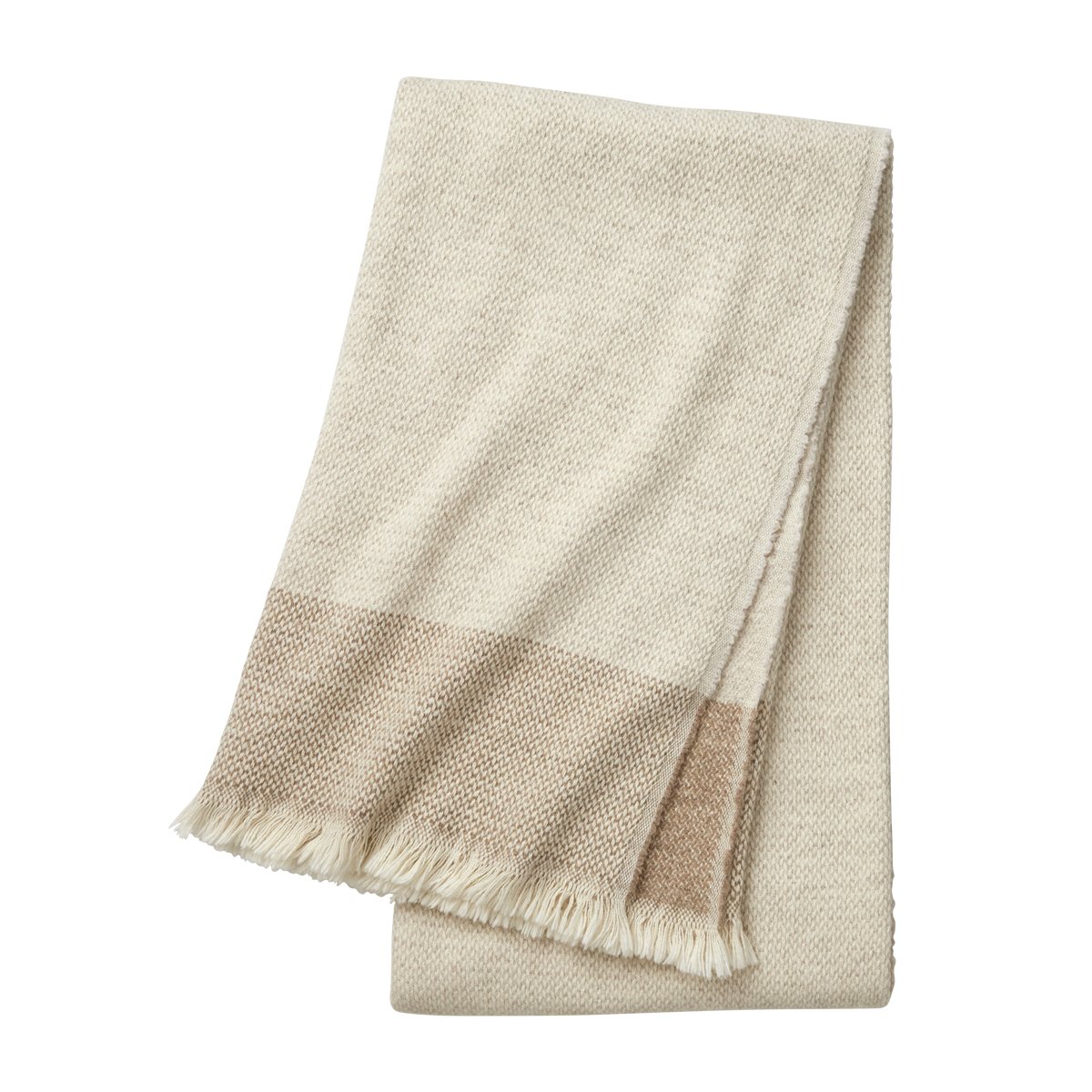 Plaid en coton, loop BOSS HOME Beige