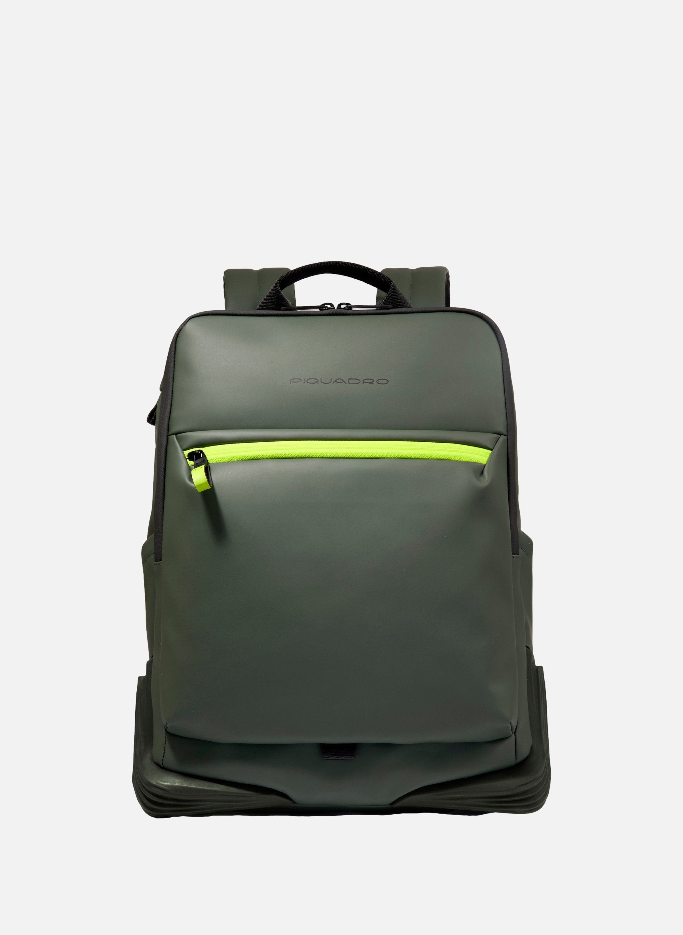 Water resistant computer 15,6" backpack PIQUADRO Green