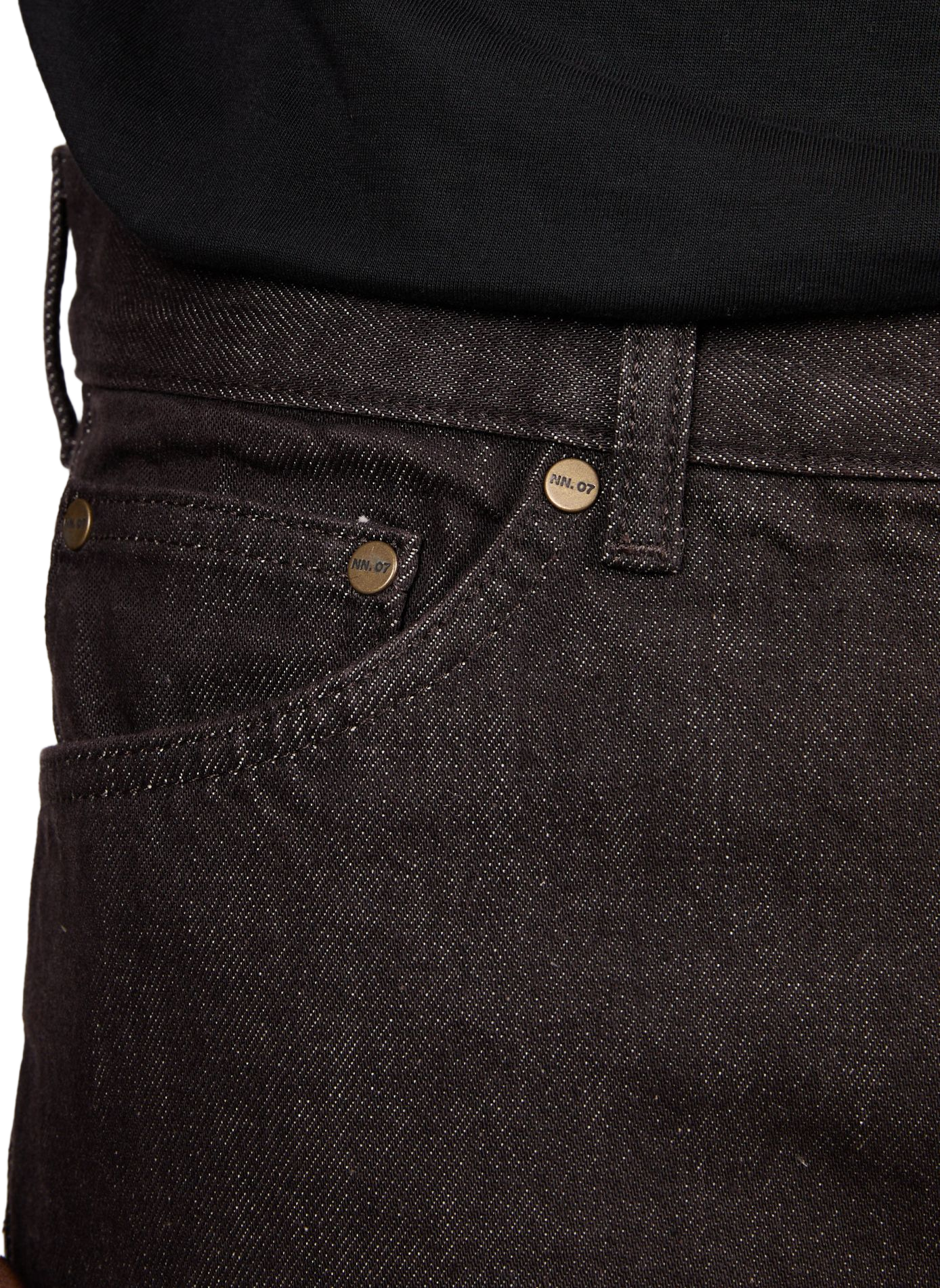Jean Ross en denim de coton NN.07 Marron