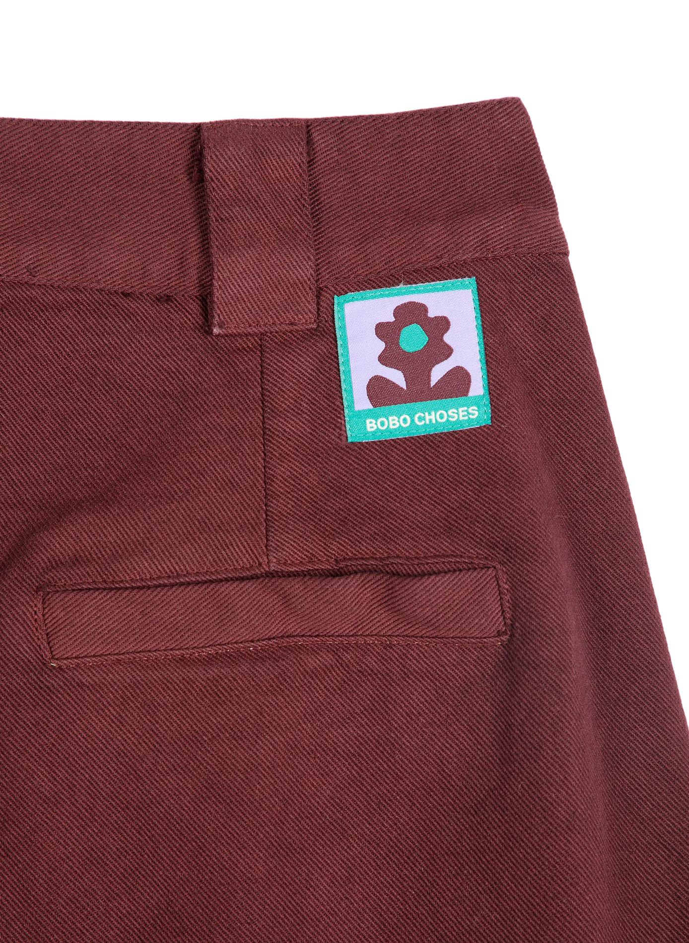 Pantalon ample taille haute uni BOBO CHOSES Brown