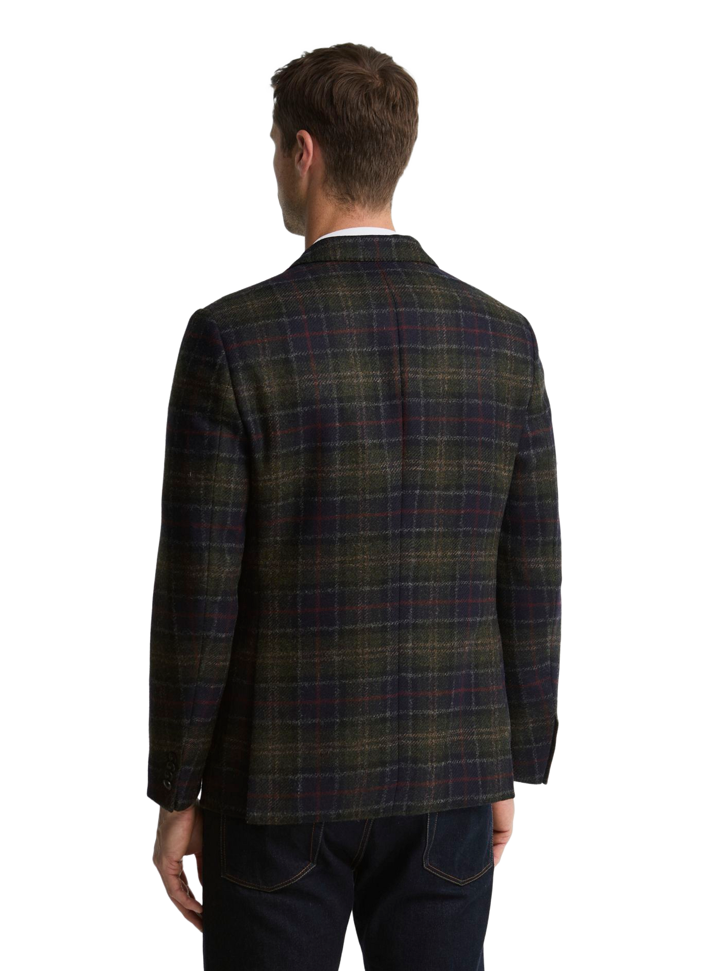 Gerade geschnittener karierter Blazer BARBOUR Mehrfarbig