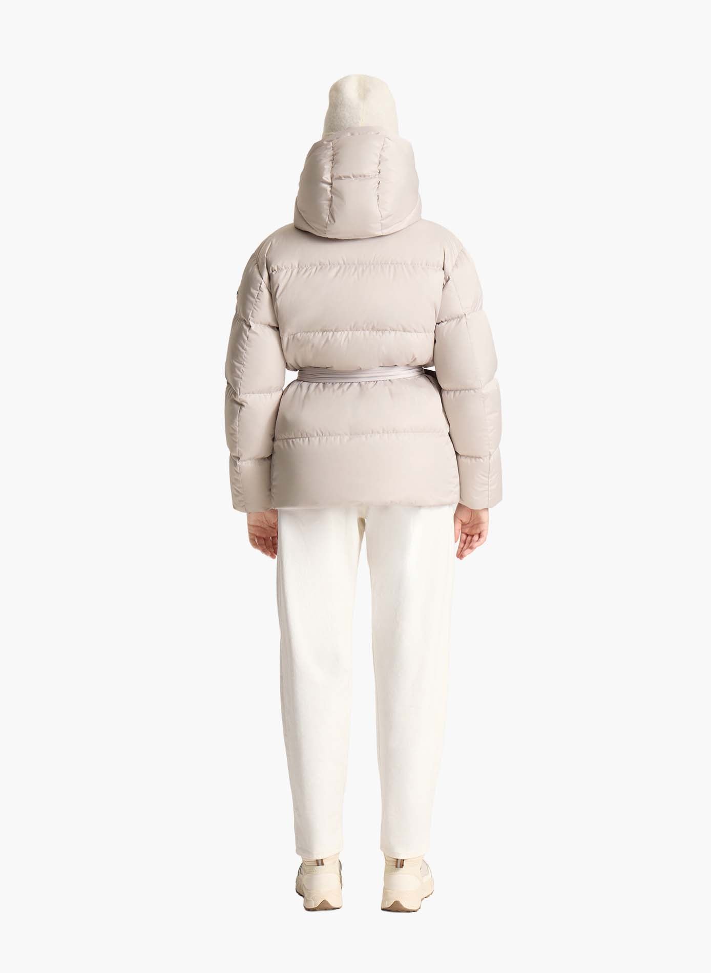 Doudoune melisan col capuche coupe oversize FUSALP Blanc