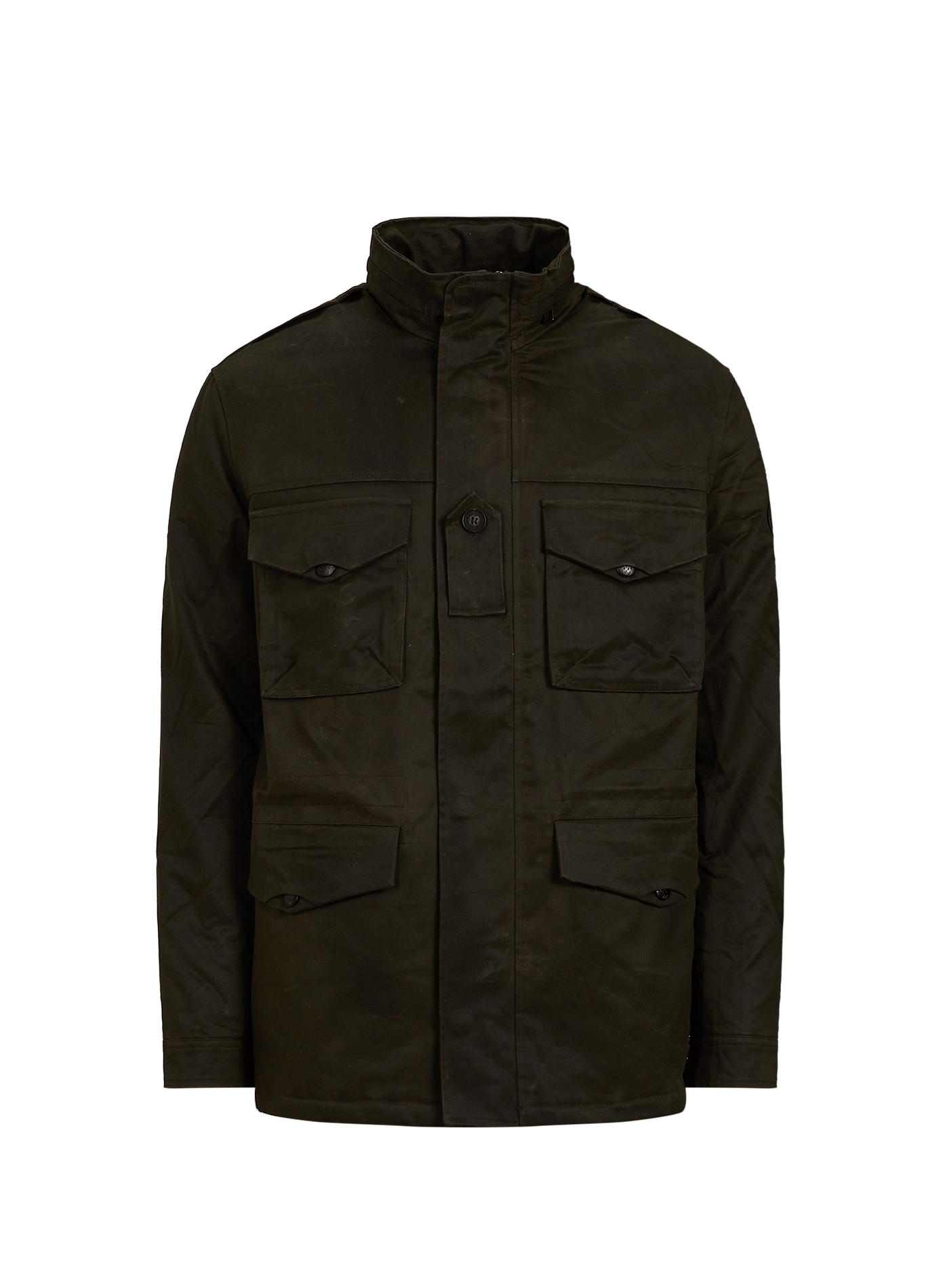 Plain straight-cut Ranger WAX jacket PATROUILLE DE FRANCE X REDSKINS Khaki