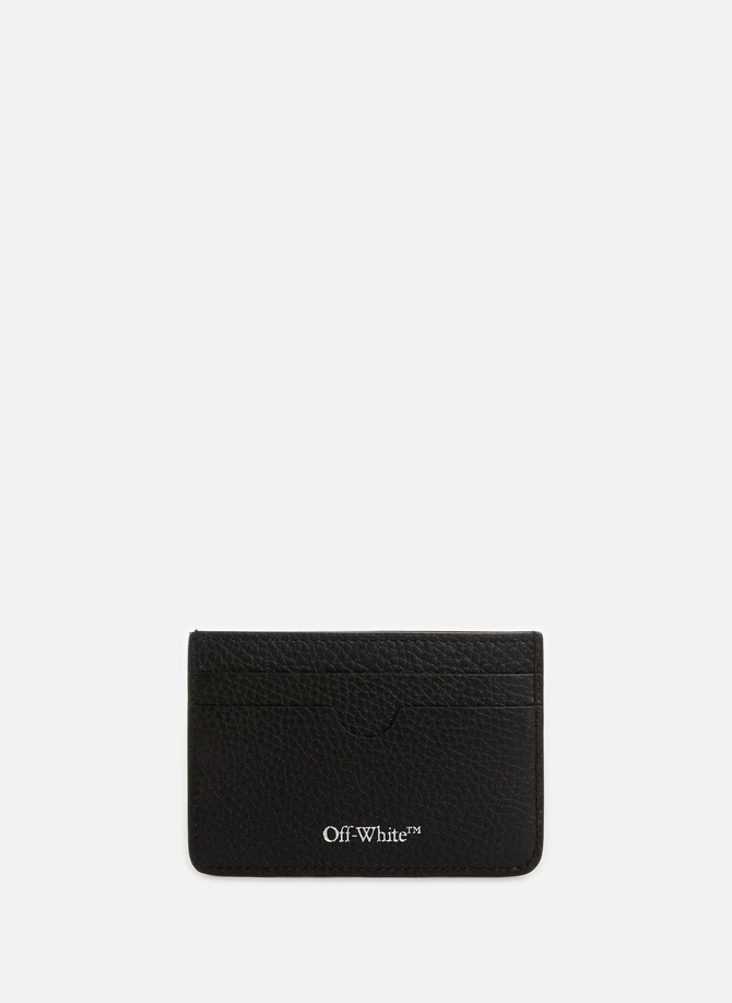 Leather card holder OFF-WHITE