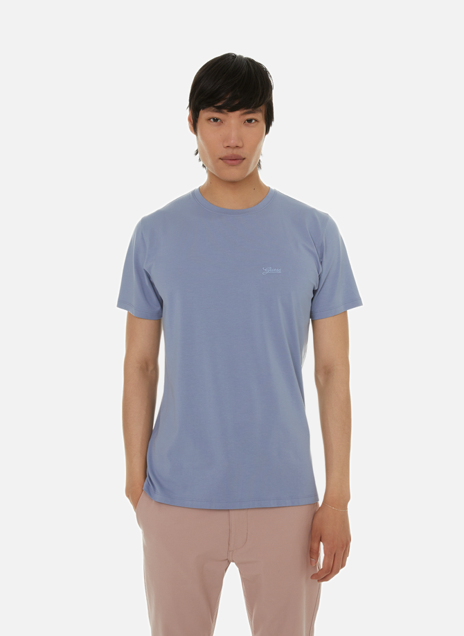 GUESS plain cotton t-shirt