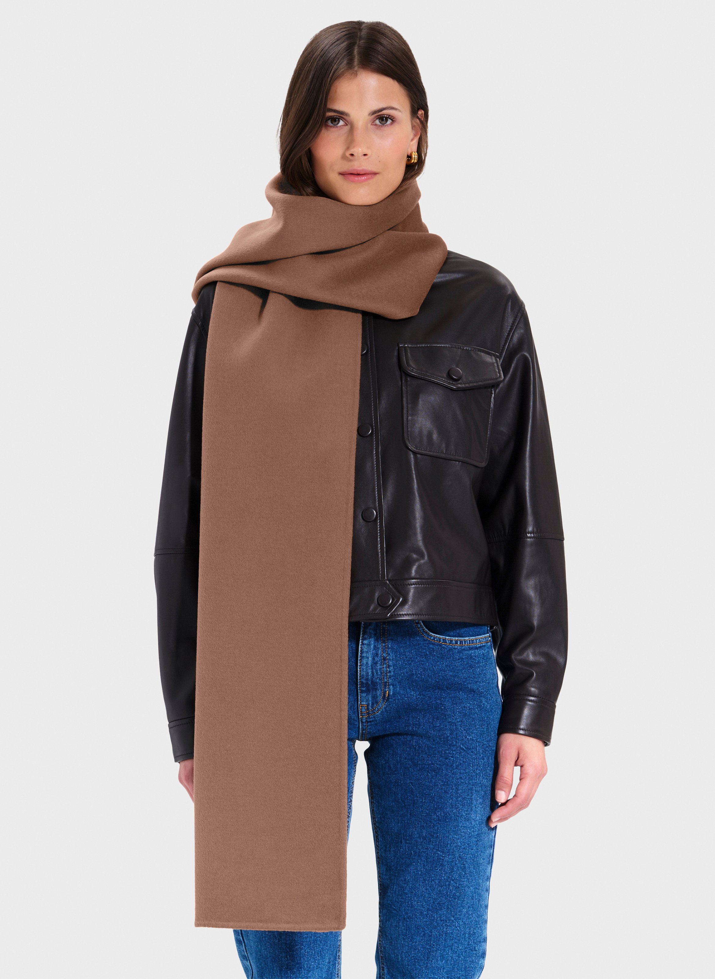 Echarpe evy ZAPA Marron