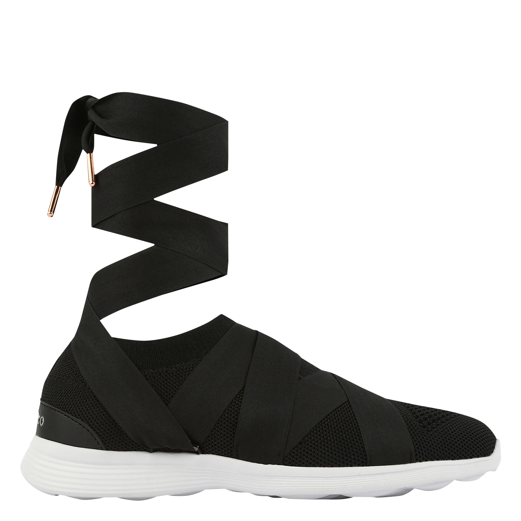 Baskets ballerines en maille stretch REPETTO Noir