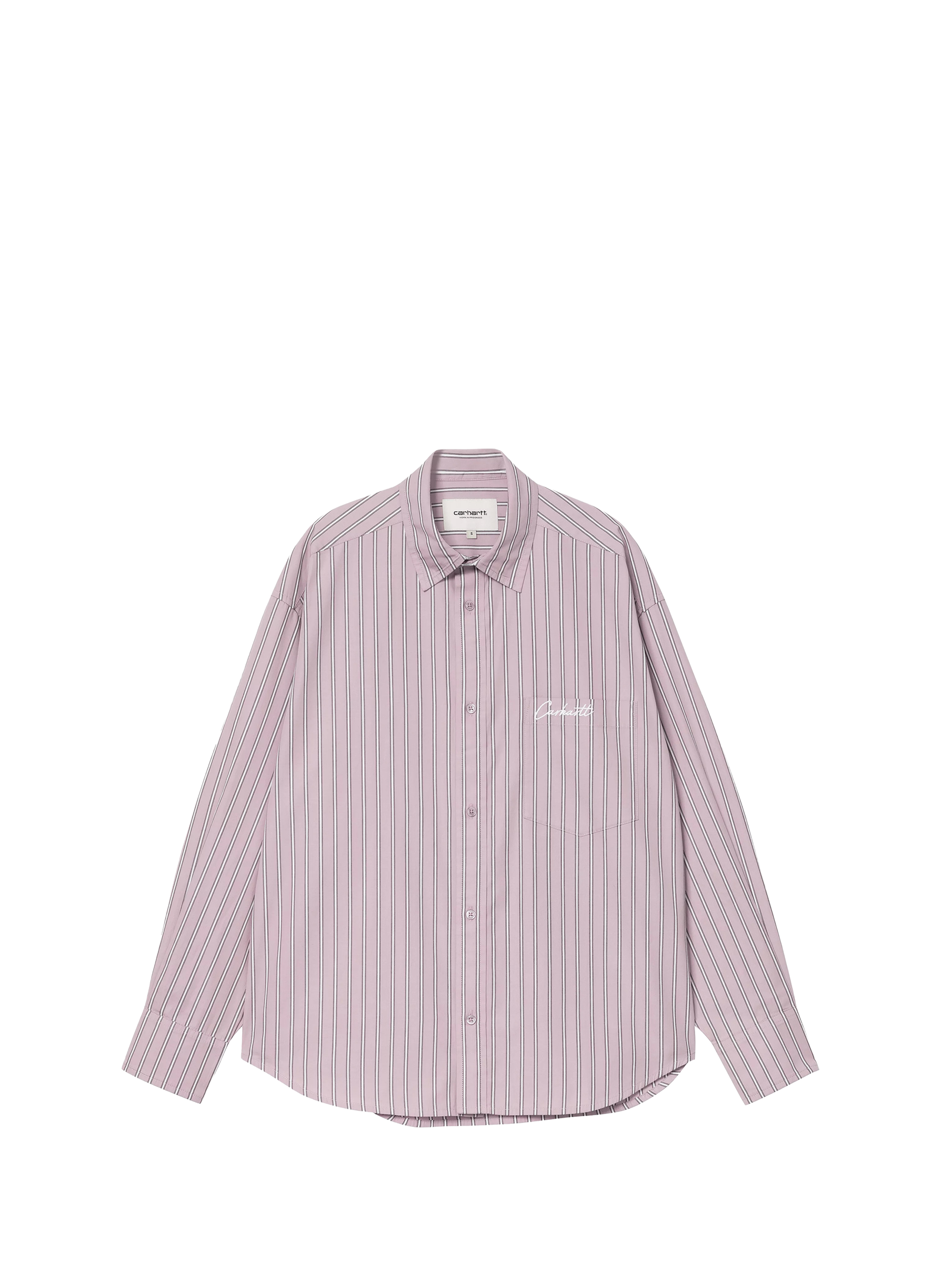 Striped shirt L/S Grimsby CARHARTT WIP Pink