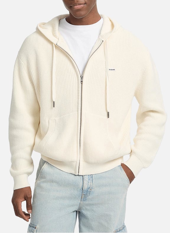Cotton hoodie Beige by GUESS GUESS Cotton hoodie Beige