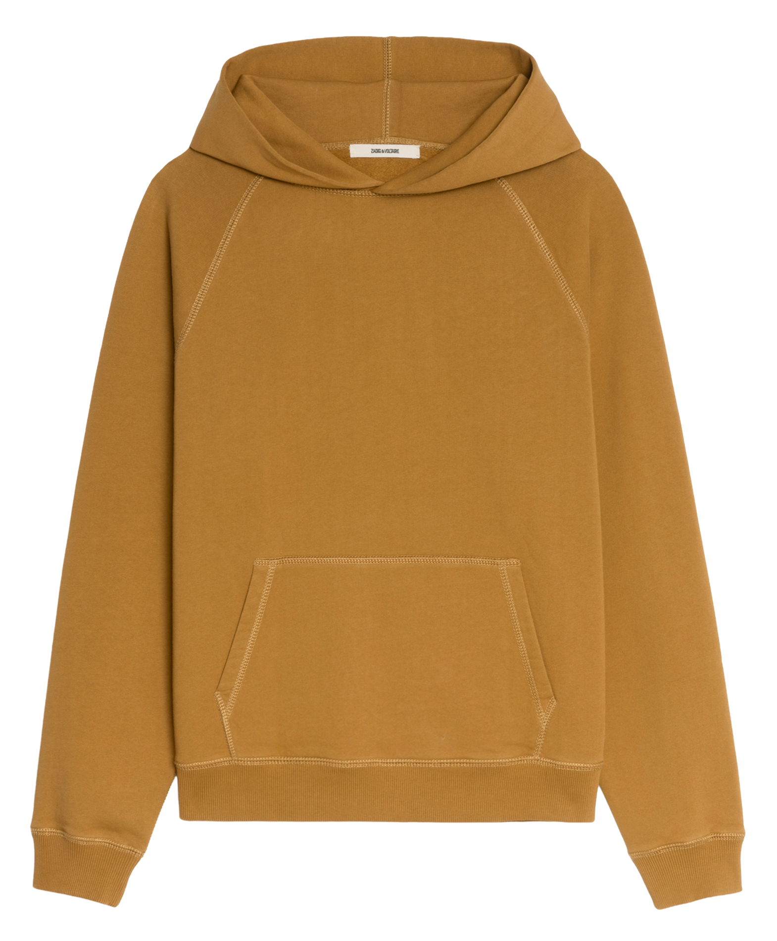 Sweat col rond en coton georgio ZADIG&VOLTAIRE Beige